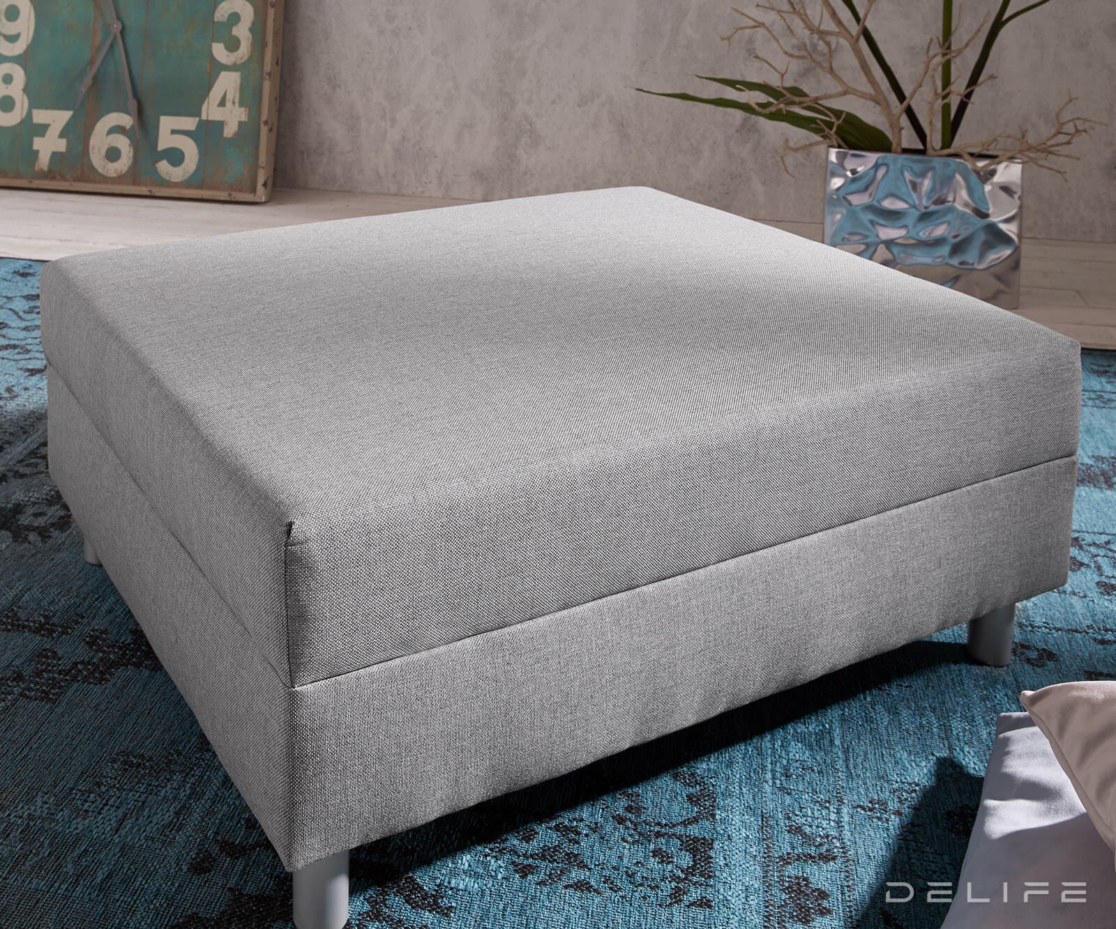 Tabure Clovis 98x83x40cm, Materijal: Ravno tkanje