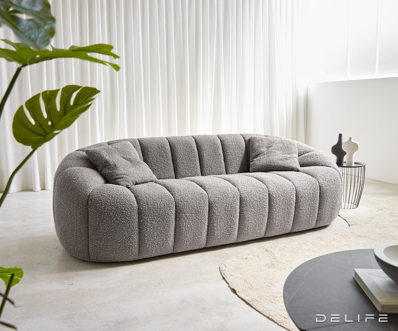 Sofa Finola 220x91cm, Materijal: Boucle