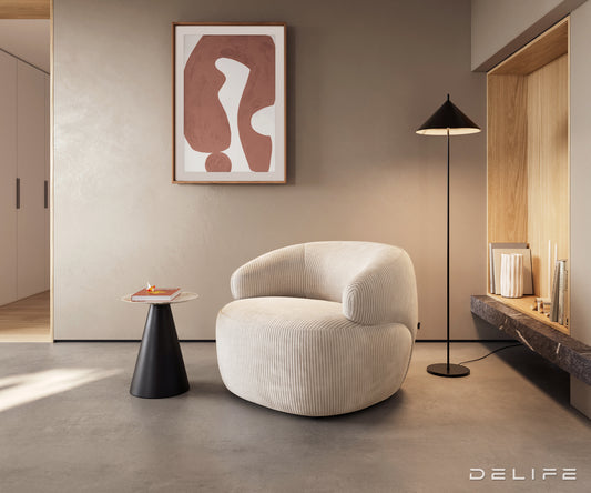 Fotelja Nova 88x88cm, Materijal: Rebrasta Tkanina