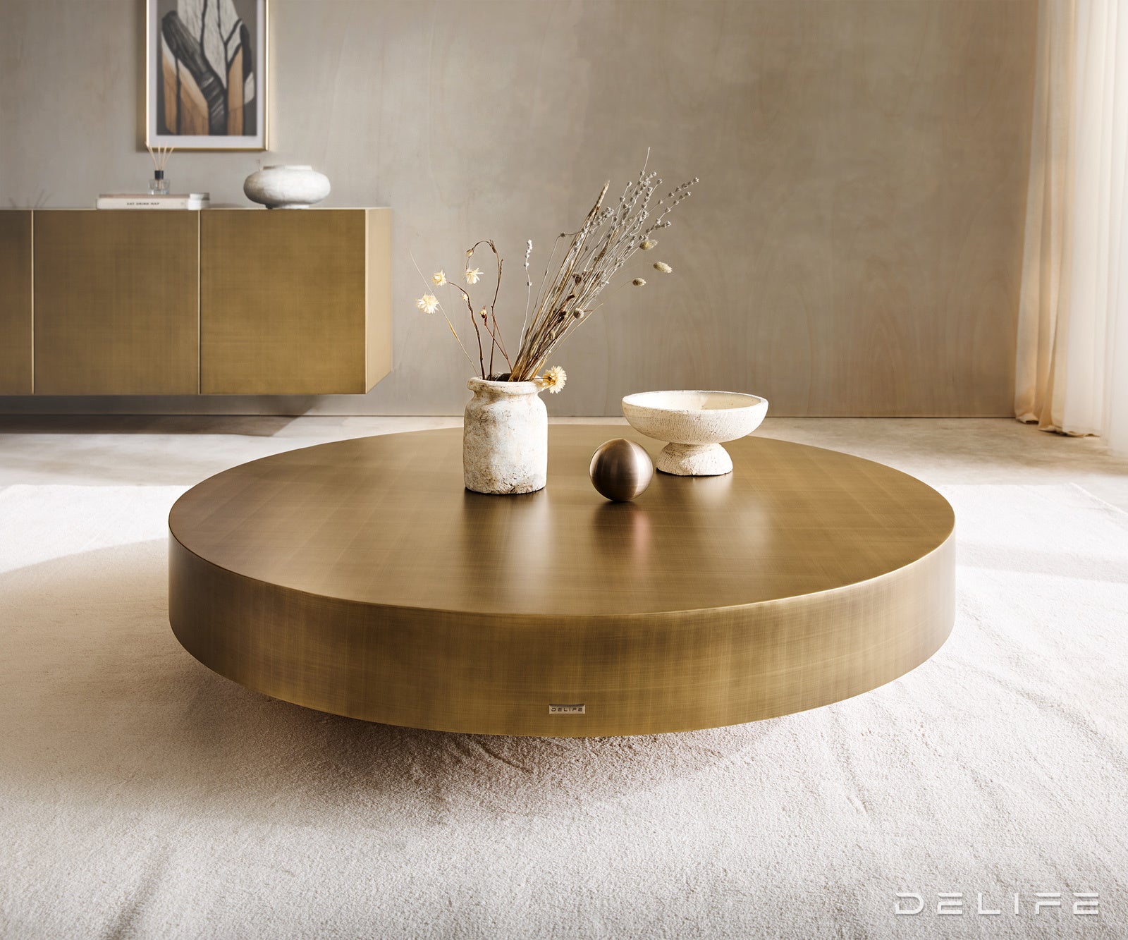 Klub stolić Ryo 120x120cm, Materijal: Metal