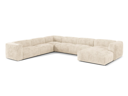 Kutna Garnitura Martina, 404x312cm, Materijal: Rebrasta tkanina