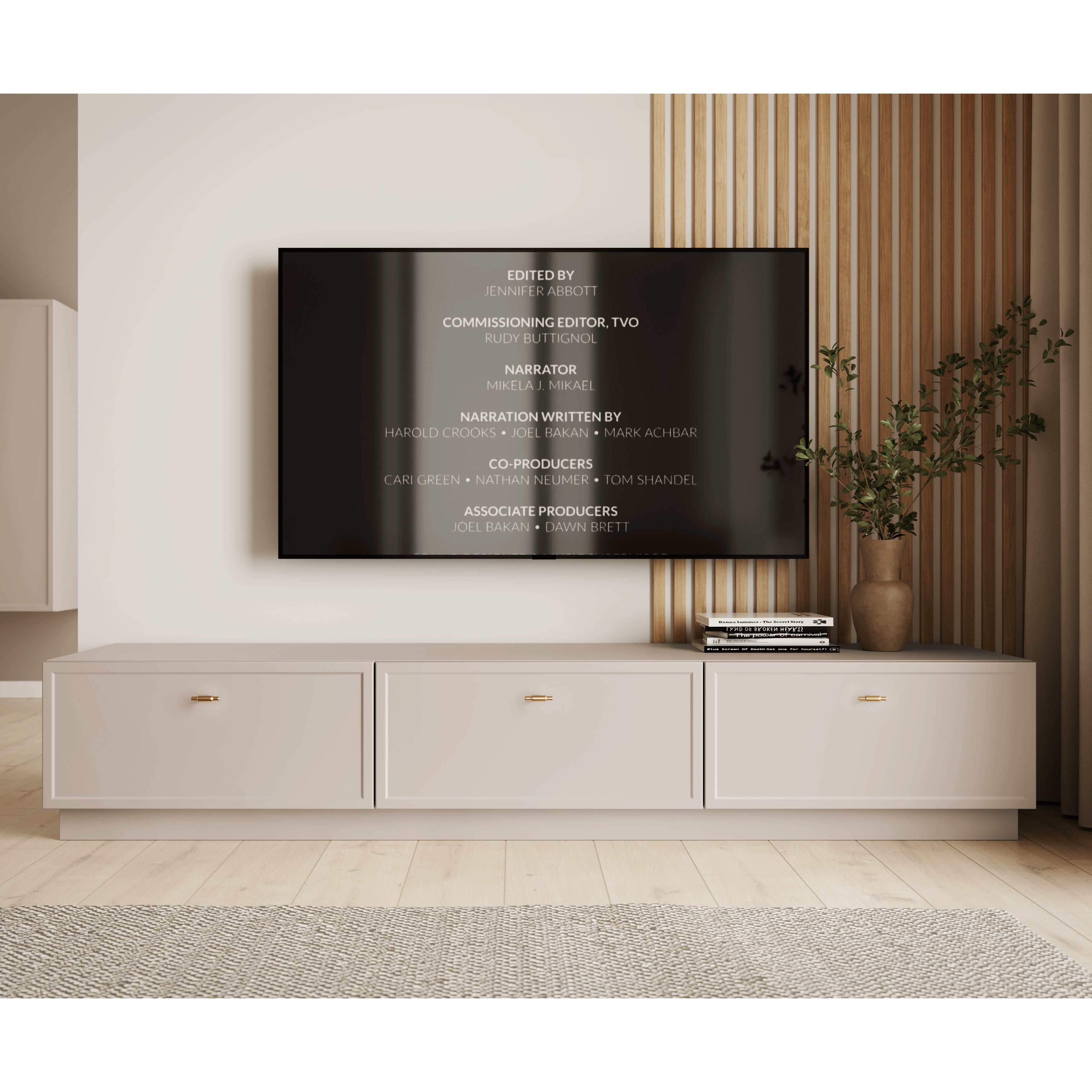TV Komoda Lorini 200cm, Materijal: MDF