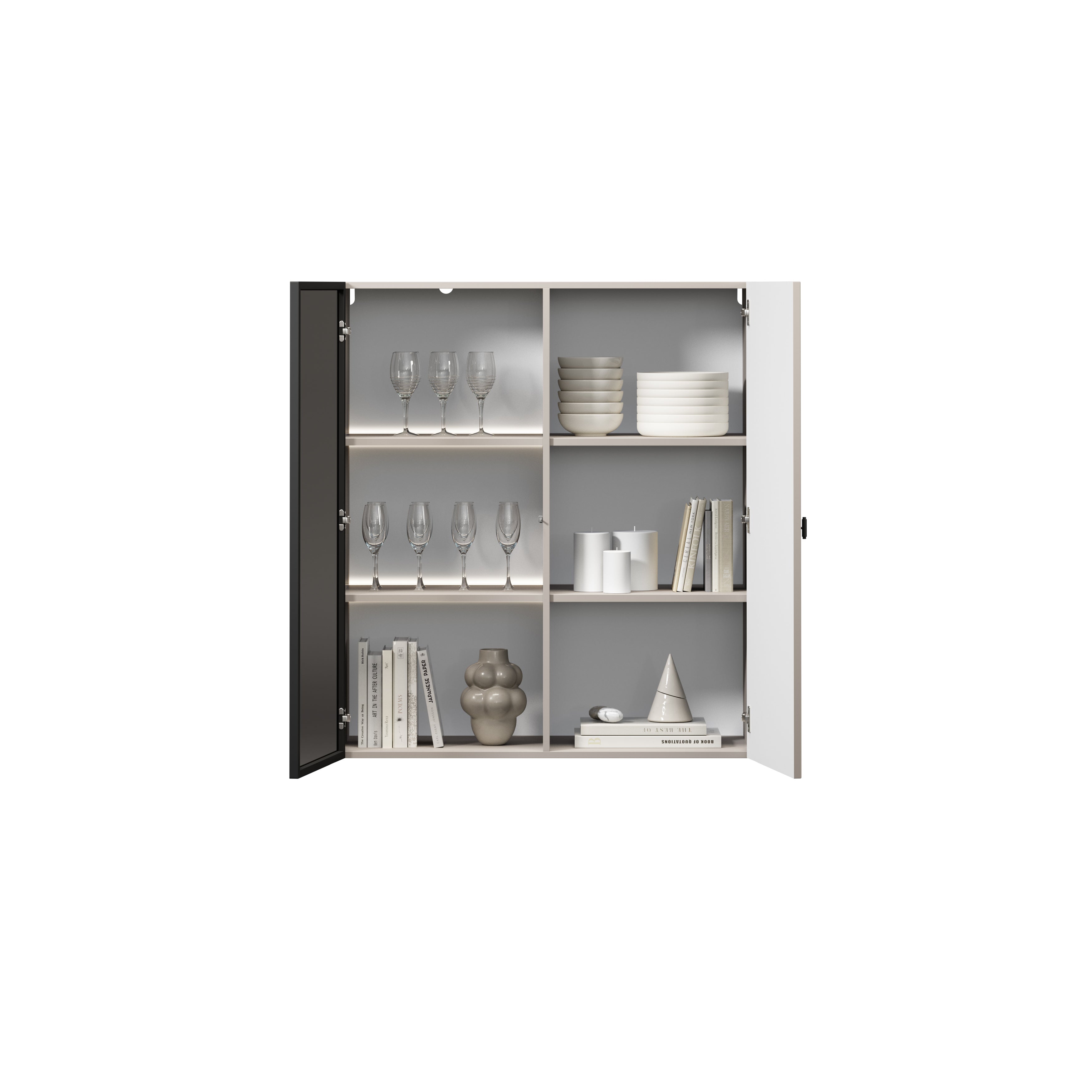 Vitrina Lorini 100x45cm, Materijal: MDF