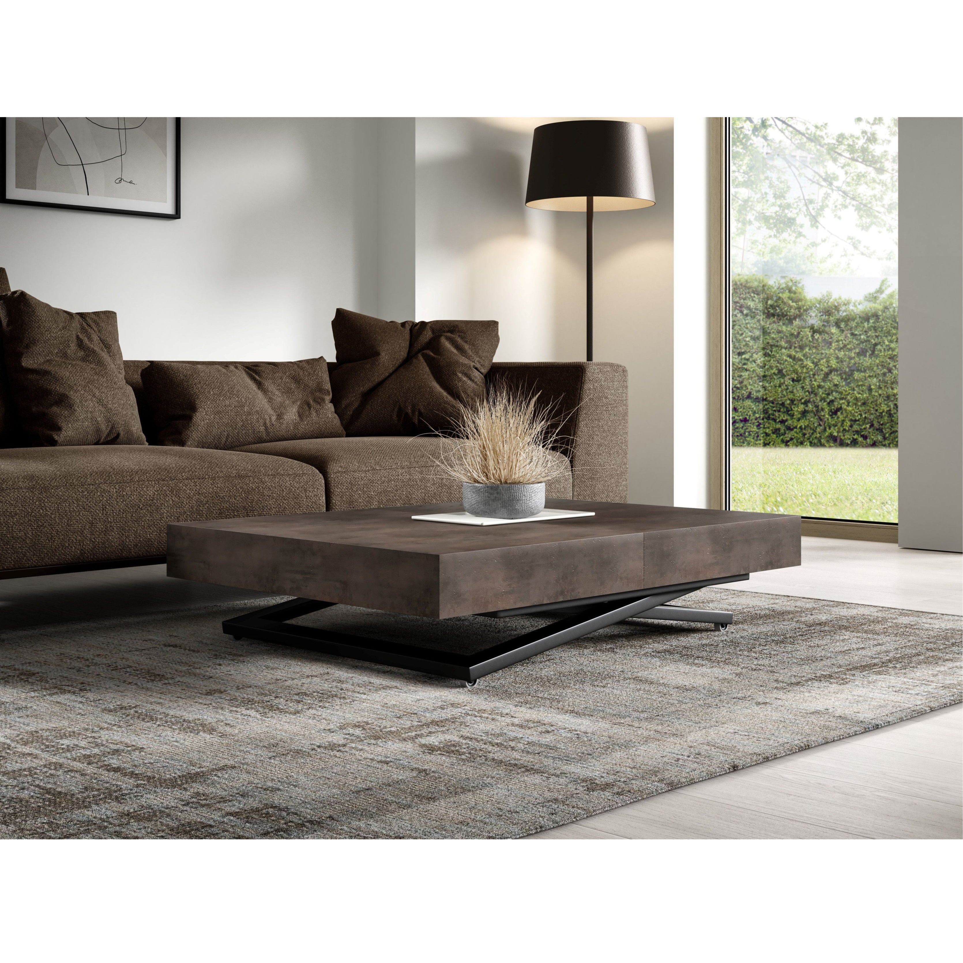 Klubska mizica Sanna U 120/200x90cm, Material: Izbira materiala