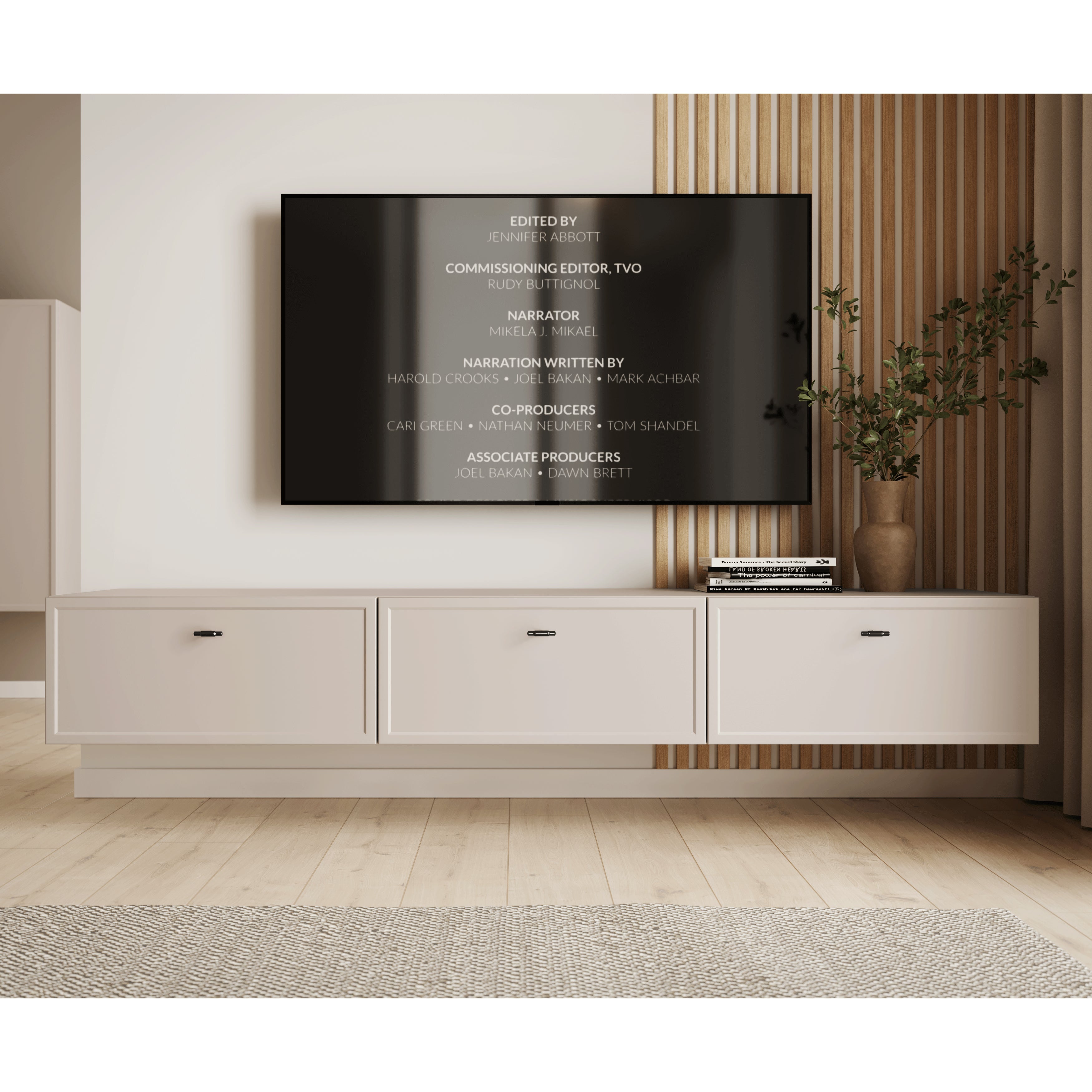 TV Komoda Lorini 200cm, Materijal: MDF