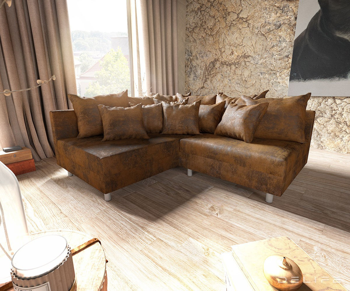 Kotna sedežna garnitura Clovis 300x200cm, Material: Mikrovelur