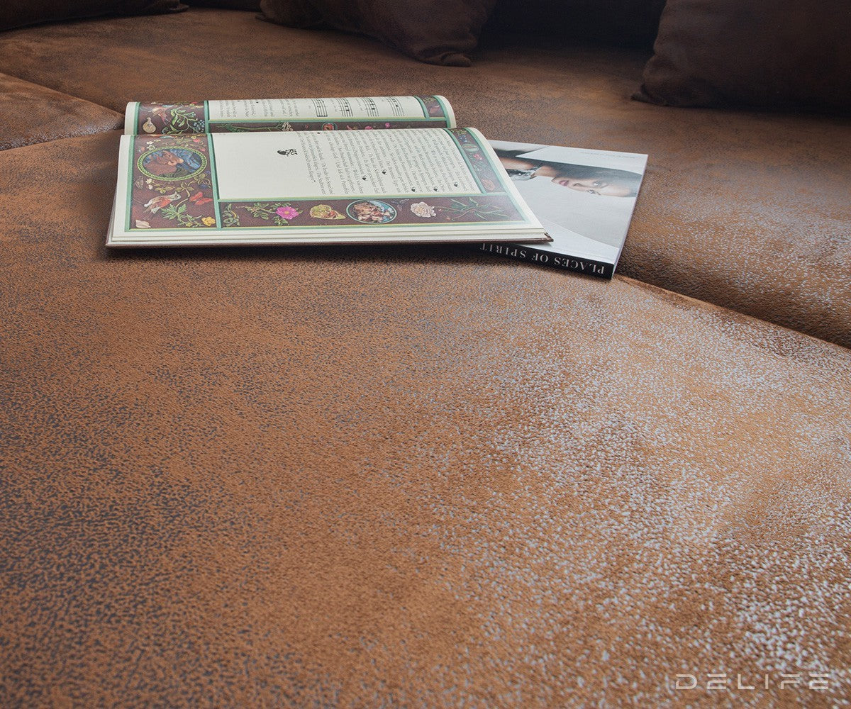 Kotna sedežna garnitura Clovis XL 400x185cm, Material: Mikrovelur