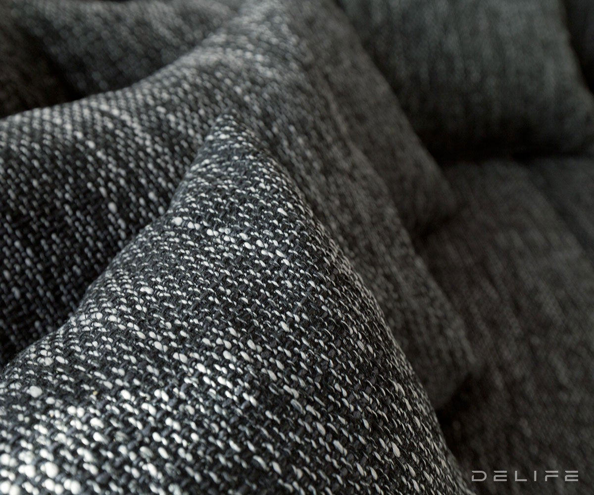 Kotna sedežna garnitura XXL Clovis 400x375cm, Material: Strukturirano blago/Umetno usnje