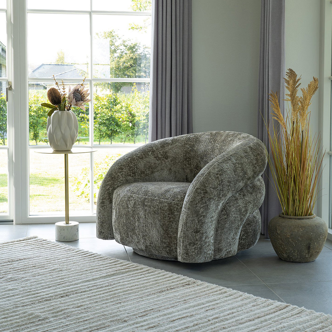 Fotelj Valletta, Material: Blago