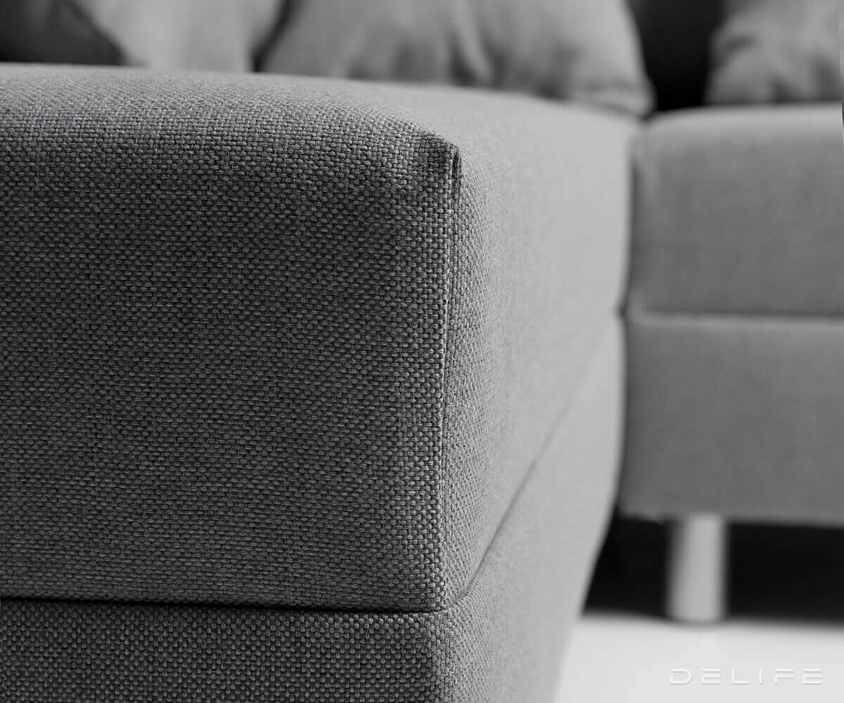 Kotna sedežna garnitura Clovis 300x185cm, Material: Plosko tkanje