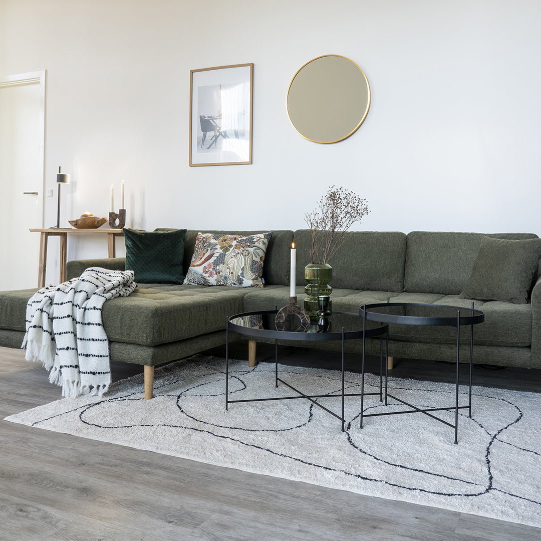 Klubska mizica Venezia, Material: Jeklo