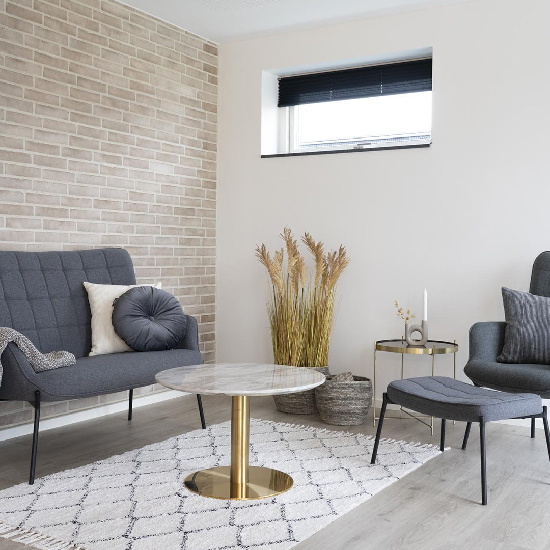 Klubska mizica Bolzano, Material: Jeklo/MDF