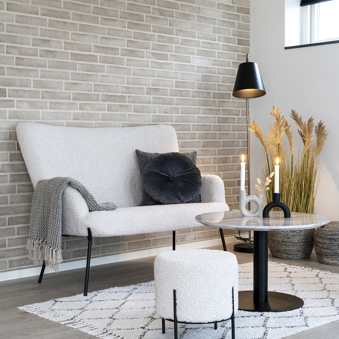 Klubska mizica Bolzano, Material: Jeklo/MDF