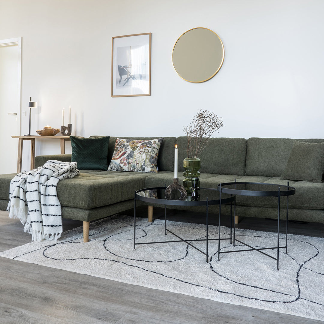 Klubska mizica Venezia, Material: Jeklo