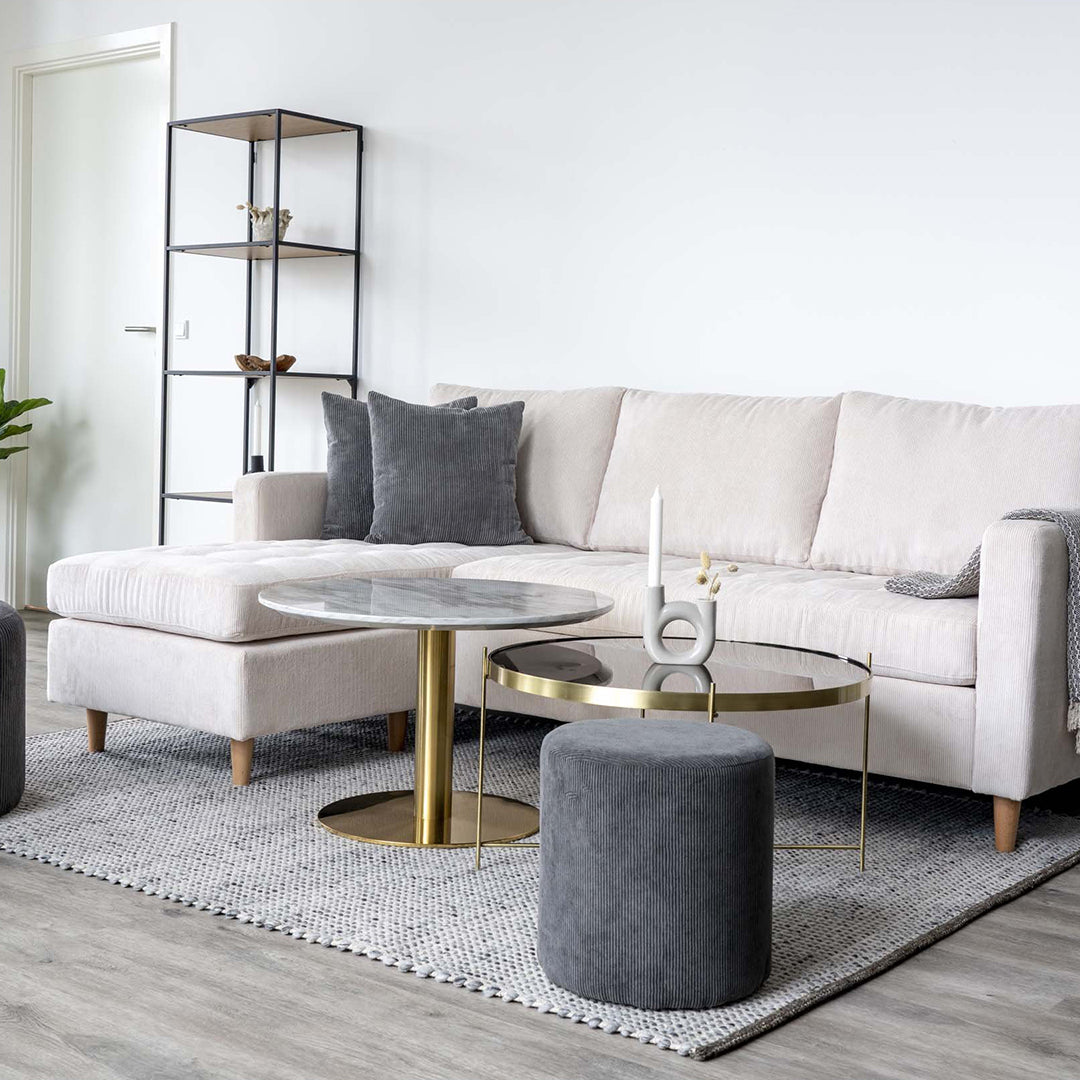 Klubska mizica Venezia, Material: Jeklo