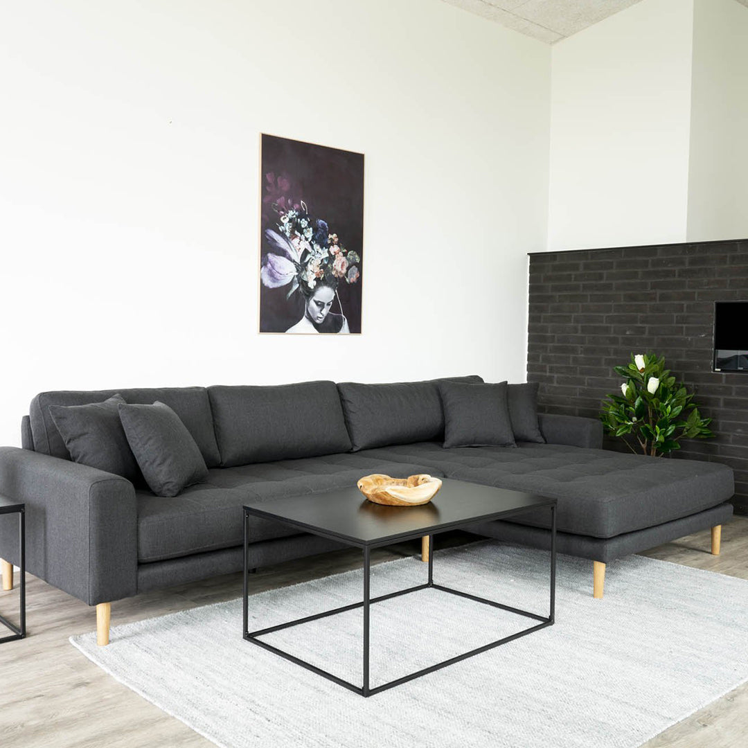 Klubska mizica Vita, Material: Iverna plošča/jeklo