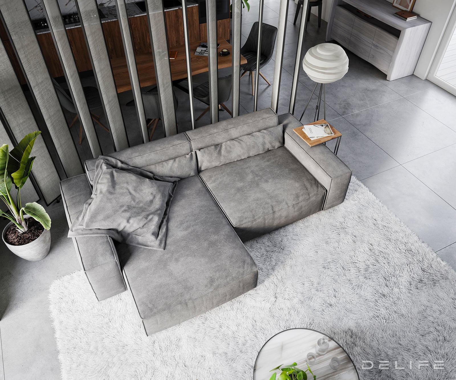 Kotna sedežna garnitura Sirpio XL 266x173cm, Material: Mikrofibra