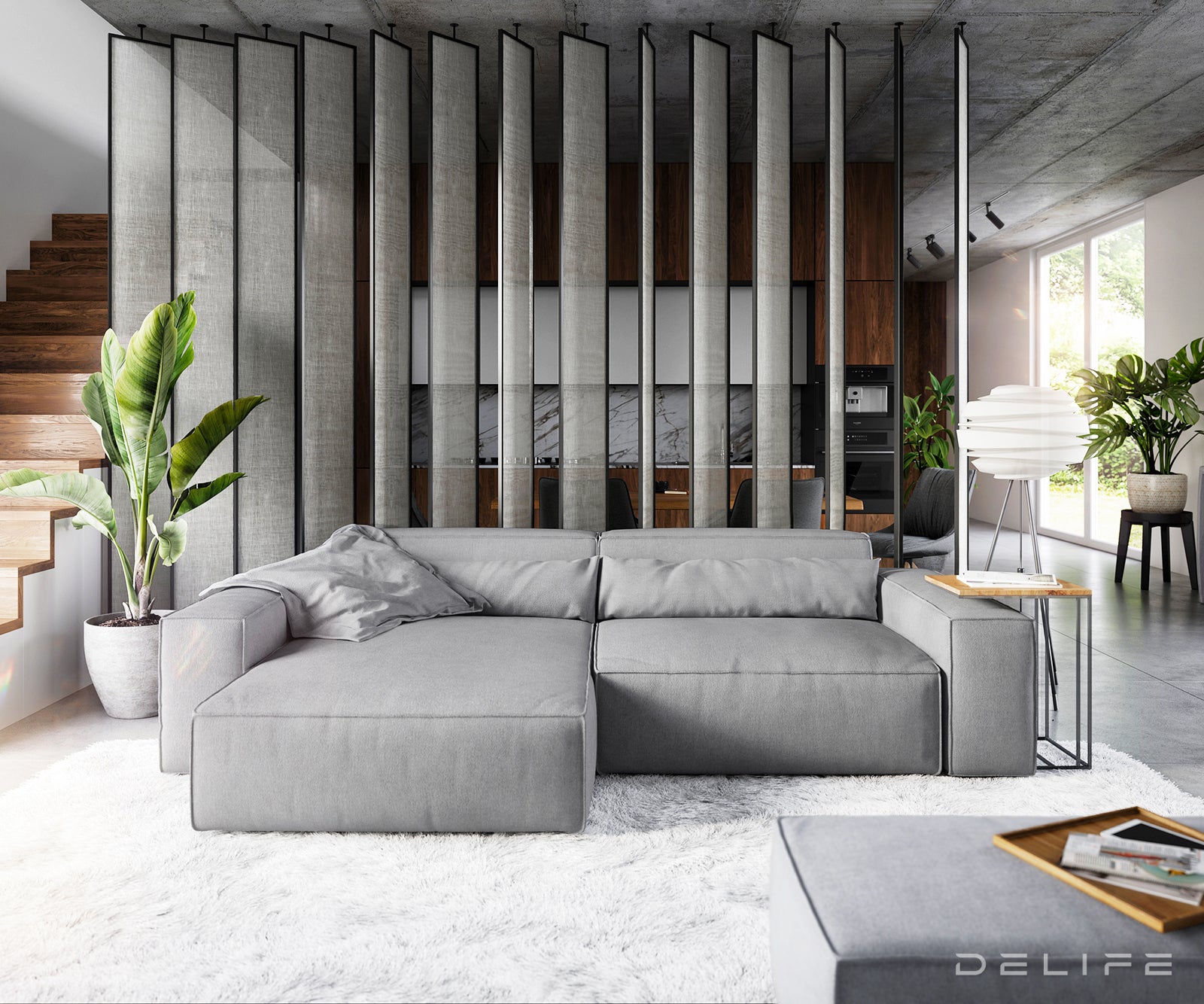 Kotna sedežna garnitura Sirpio XL 266x173cm, Material: Mikrofibra