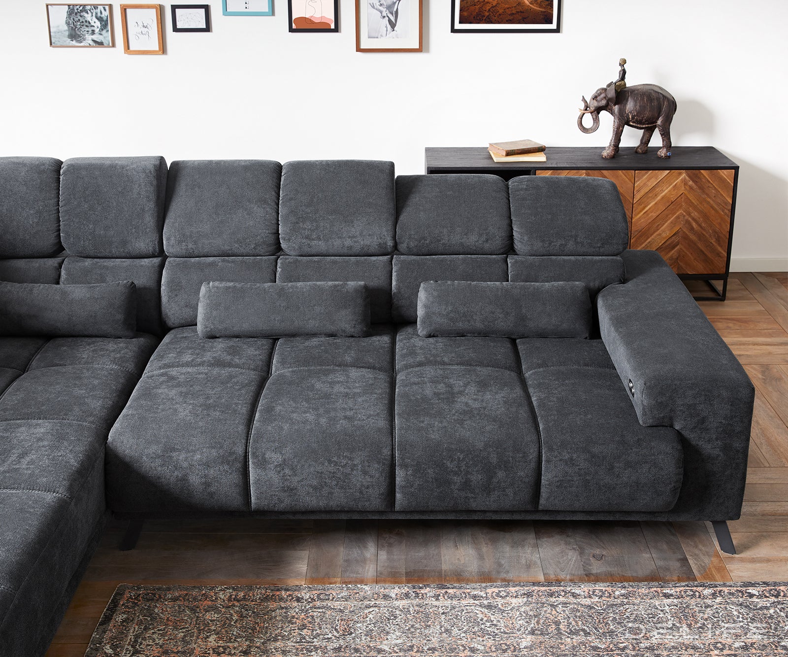 Kutna garnitura Catan 295x230cm, Materijal: Mikrofibra