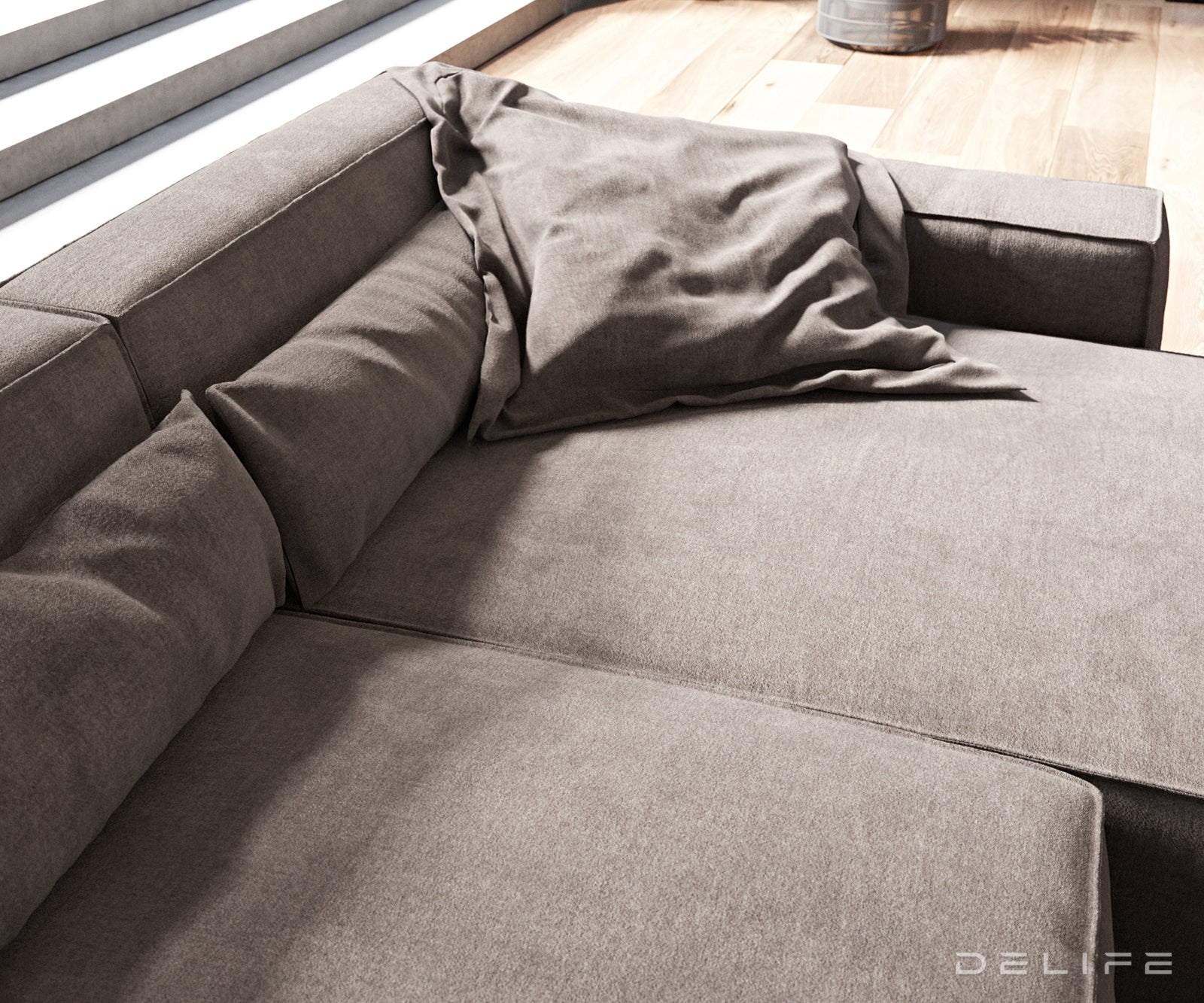 Kotna sedežna garnitura Sirpio XL 266x173cm, Material: Mikrofibra