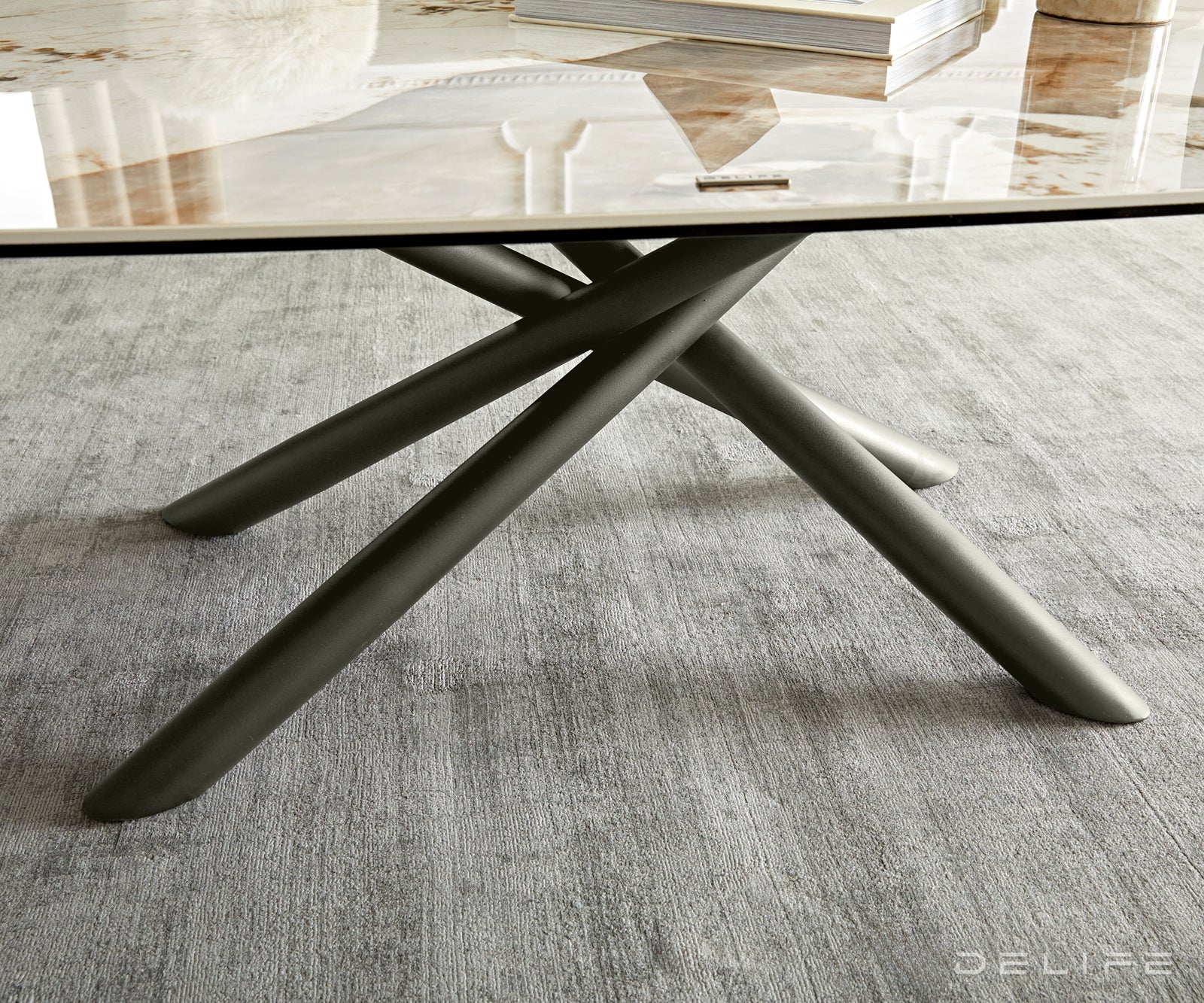 Klubska mizica Sarita 120x70cm, Material: Keramika