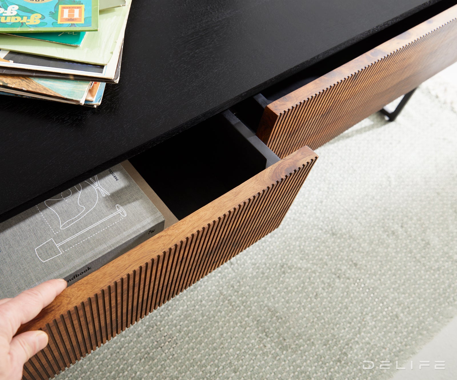 Klubska mizica Vaag, 120x60cm, Material: Sheesham