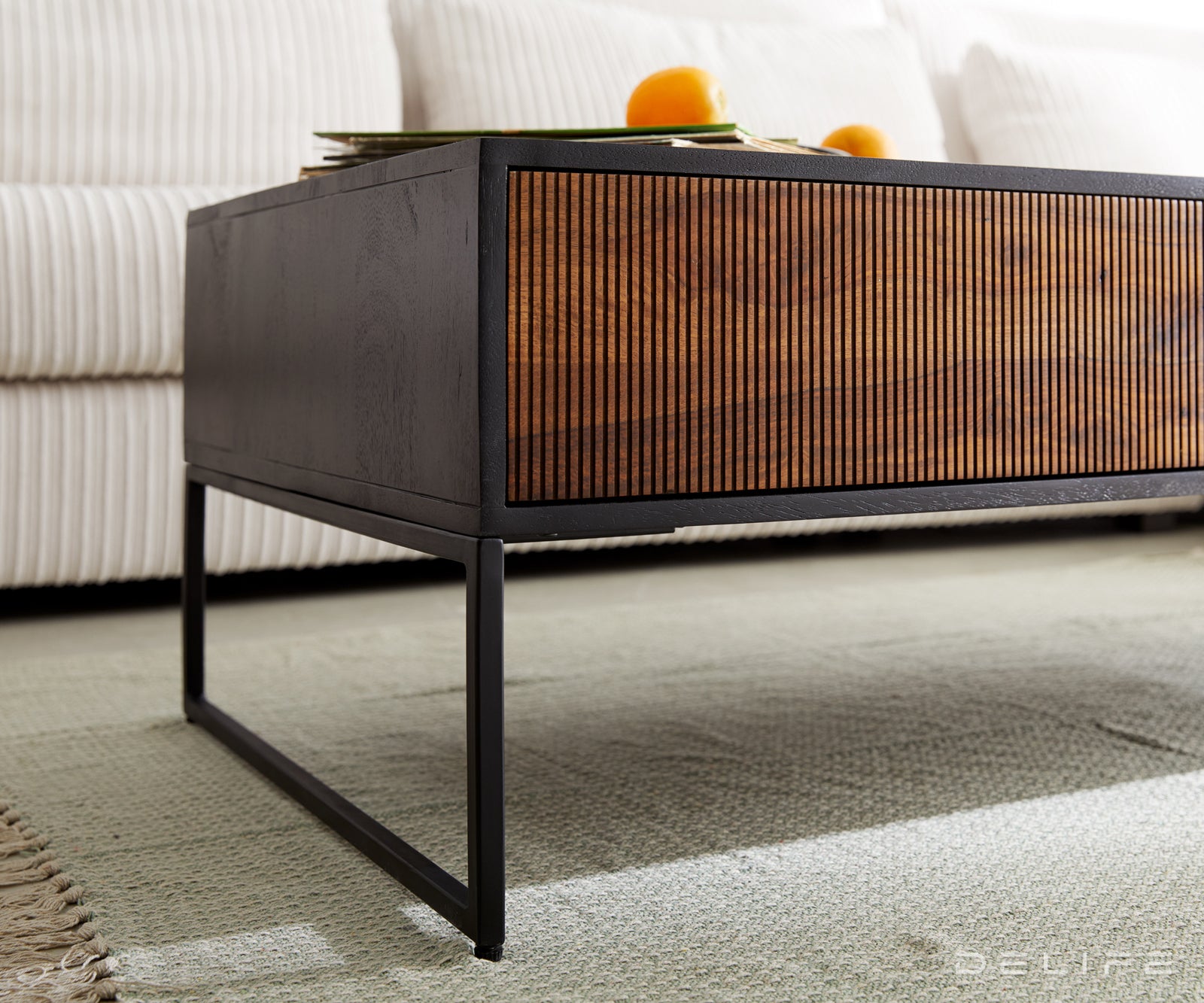 Klubska mizica Vaag, 120x60cm, Material: Sheesham