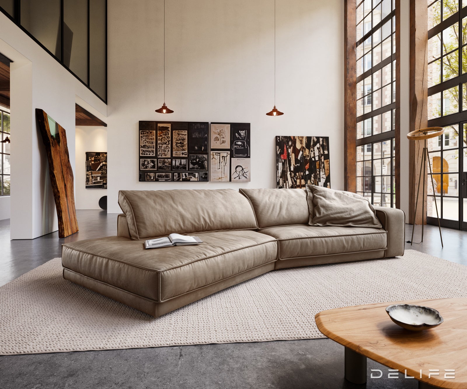 Kavč Snoosh 400x200cm, Material: Mikrofibra