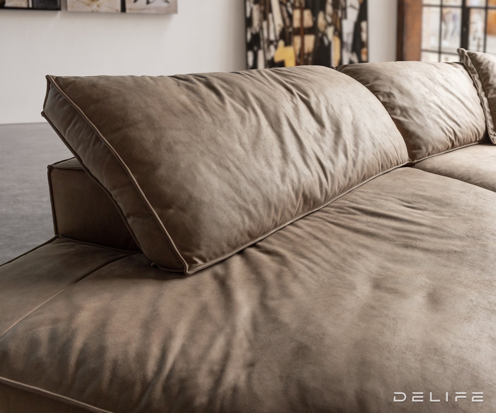 Kavč Snoosh 400x200cm, Material: Mikrofibra