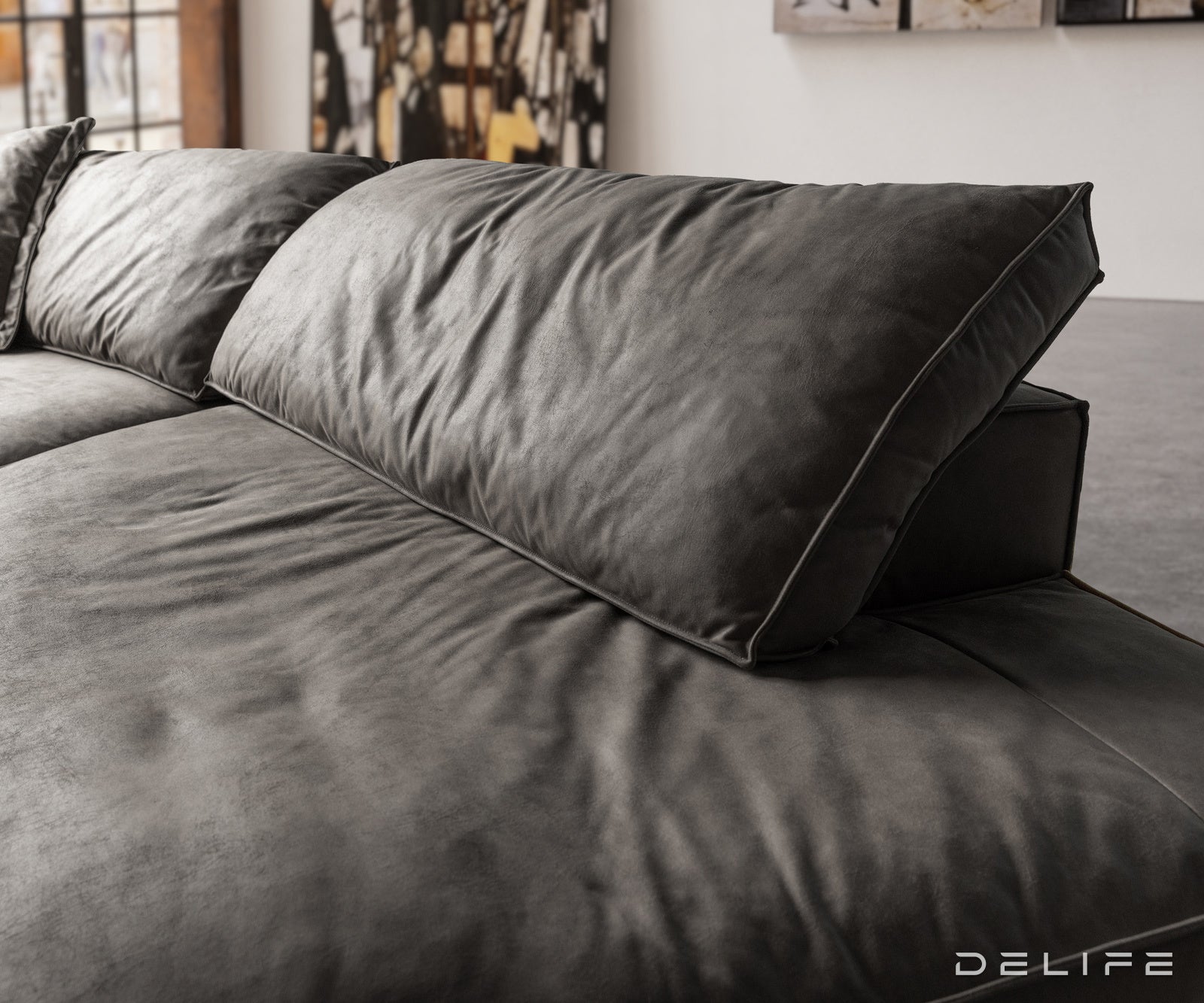 Kavč Snoosh 400x200cm, Material: Mikrofibra