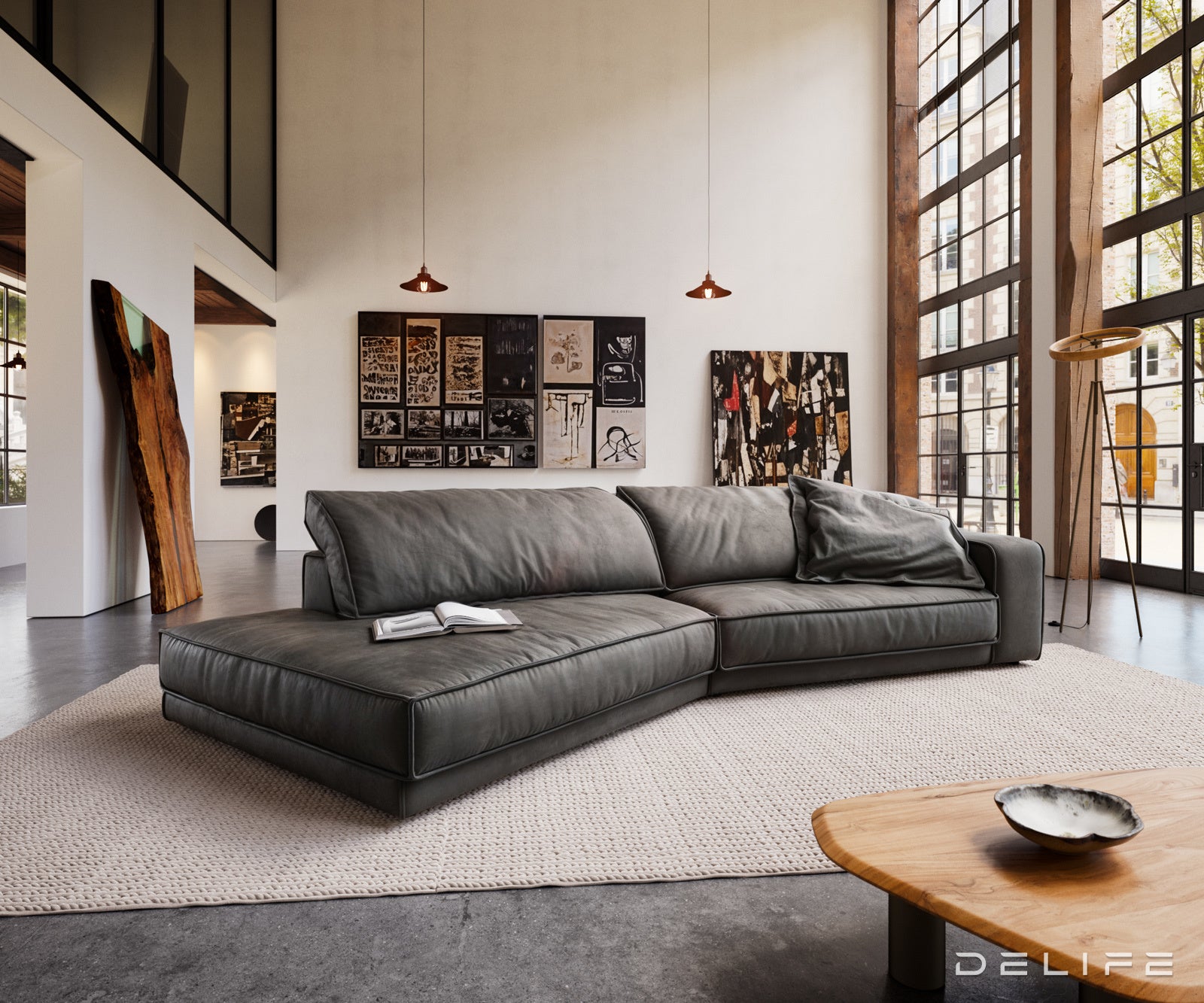 Kavč Snoosh 400x200cm, Material: Mikrofibra