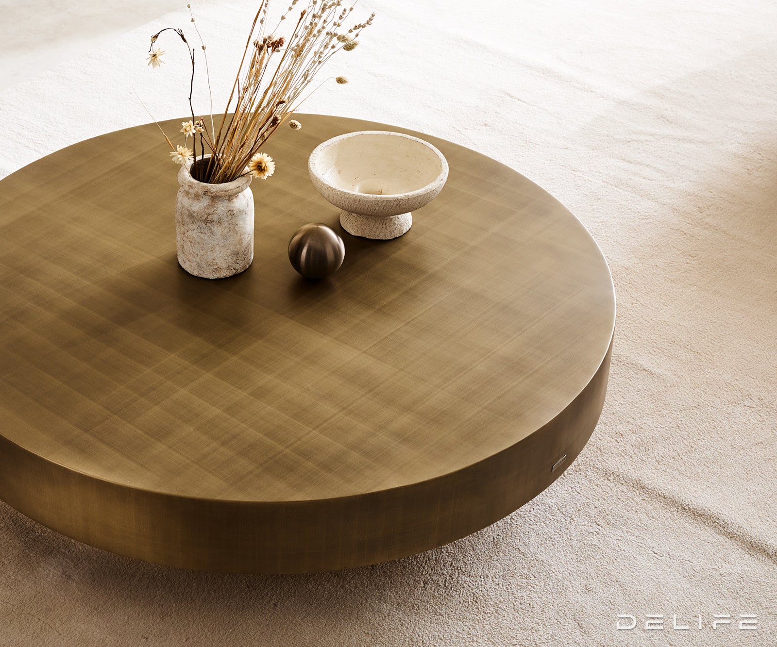 Klub stolić Ryo 120x120cm, Materijal: Metal