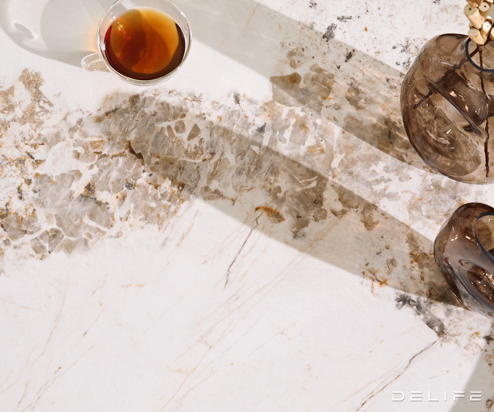 Klubska mizica Skafi 100x40cm, Material: Ceramics Minas Melange