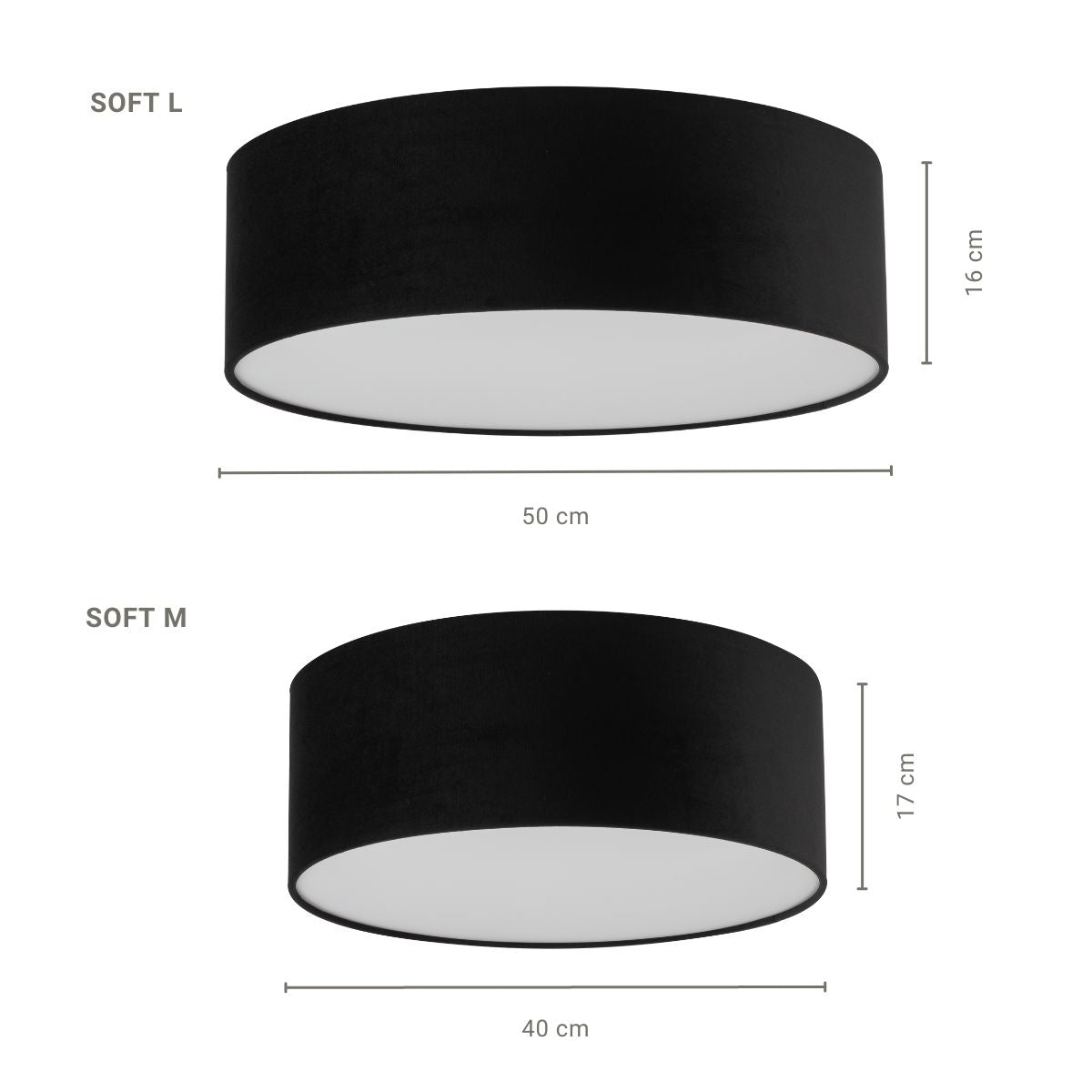 Stropna razsvetljava Mehka