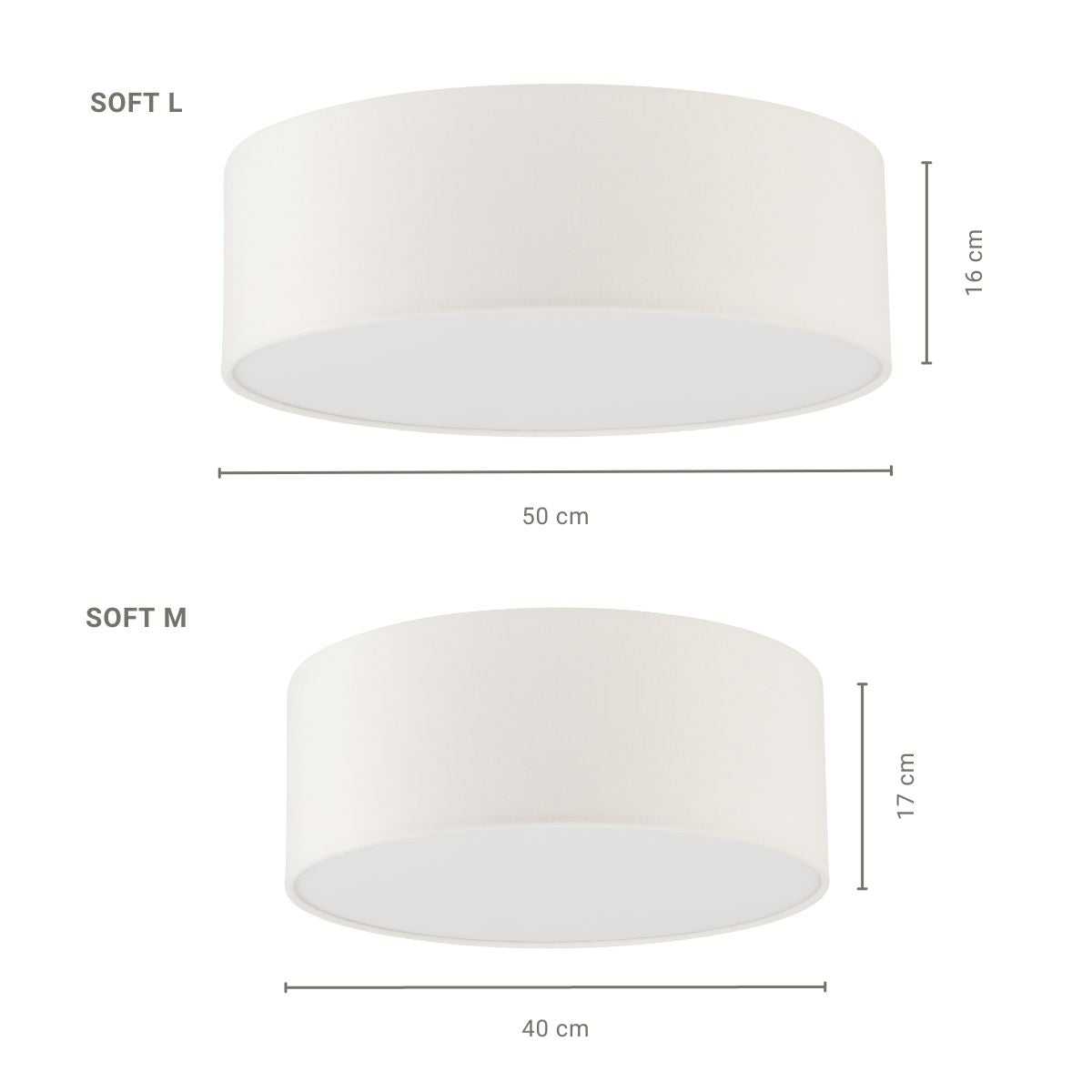 Stropna razsvetljava Mehka