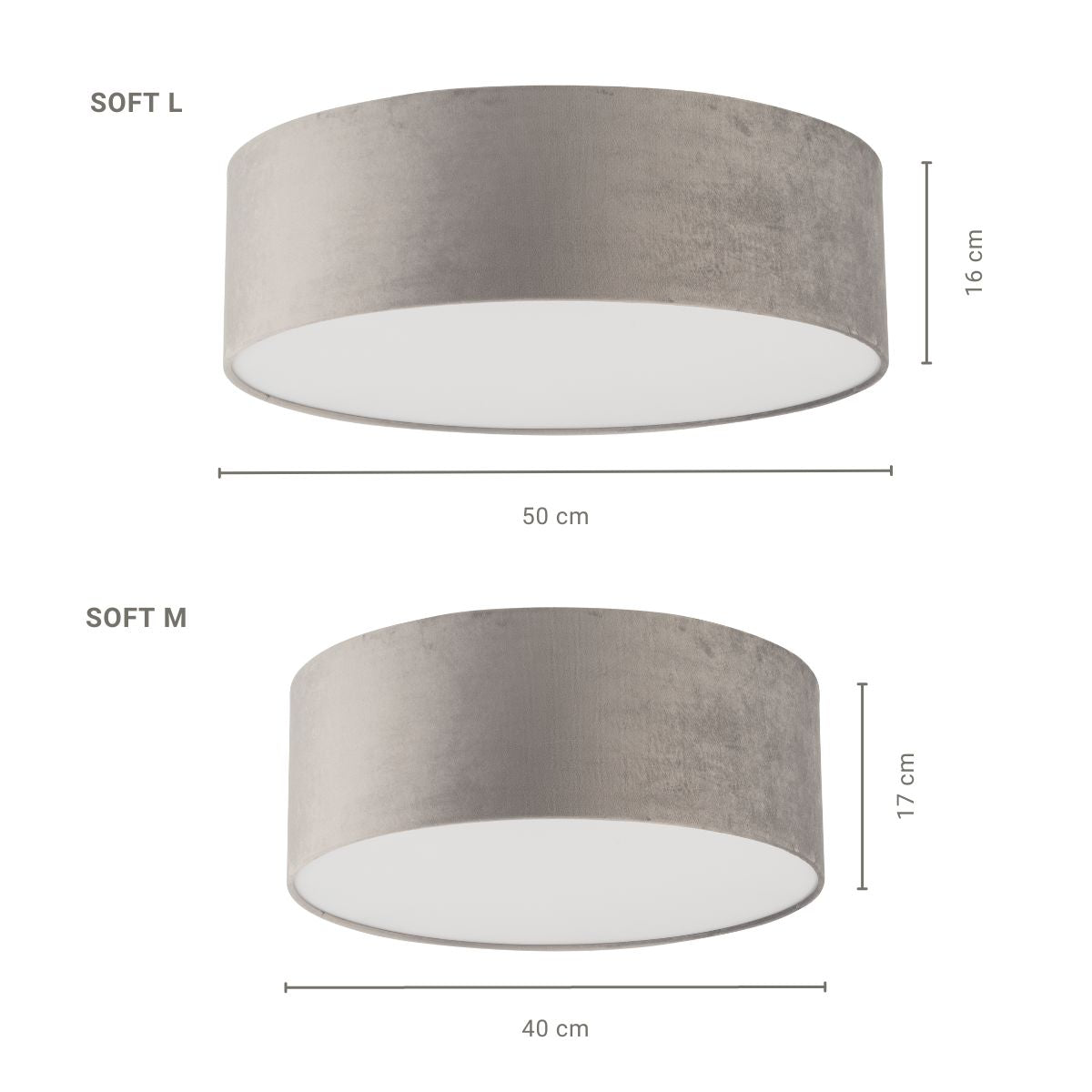 Stropna razsvetljava Mehka