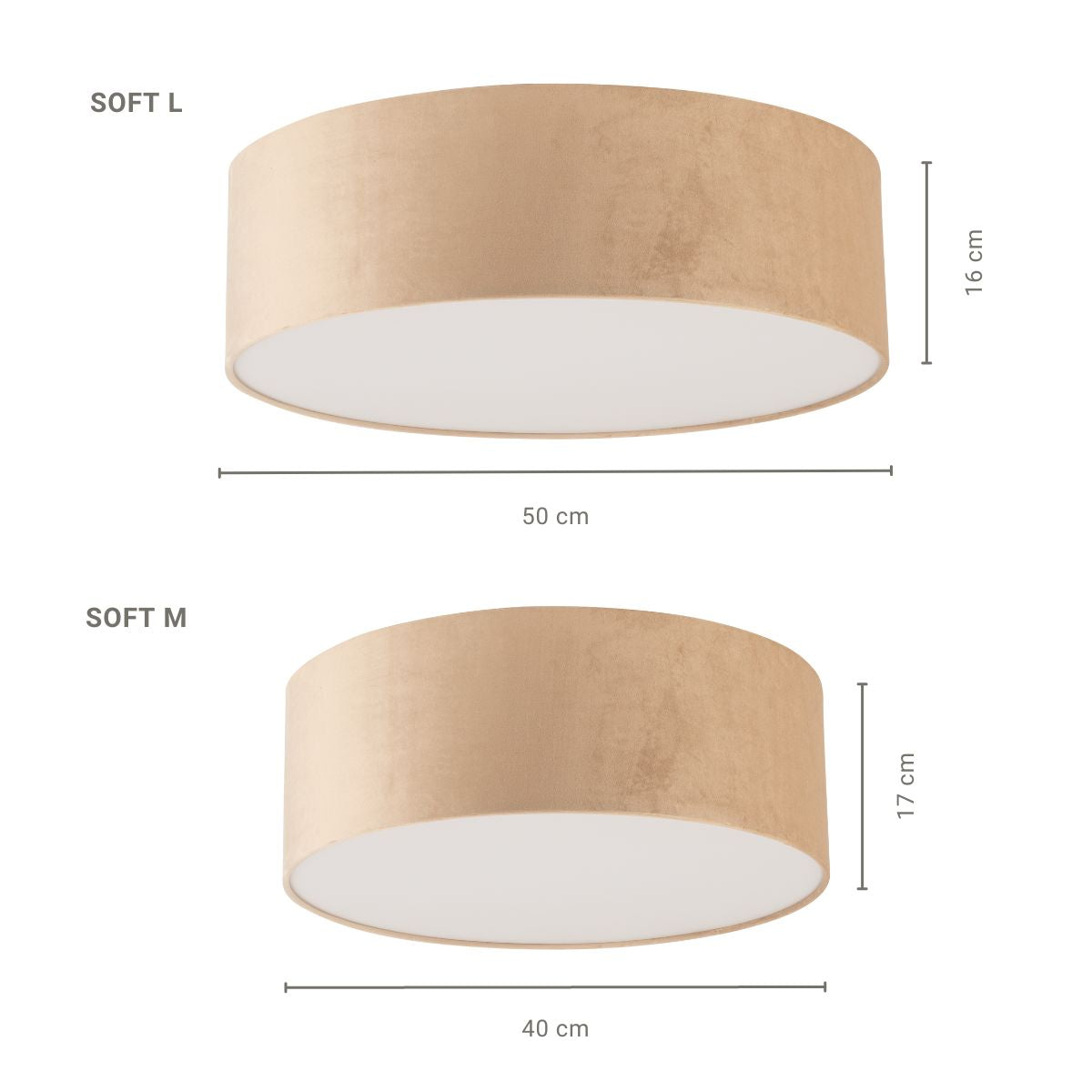 Stropna razsvetljava Mehka