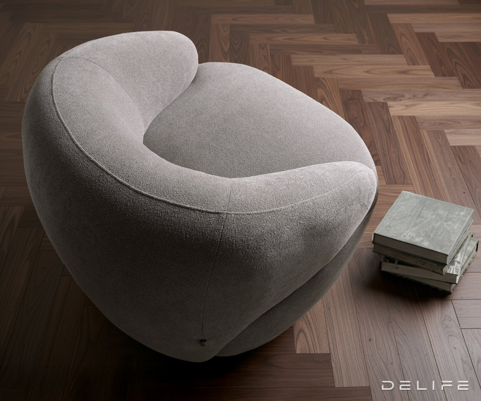 Fotelja Nova 88x88cm, Materijal: Strukturirana Tkanina