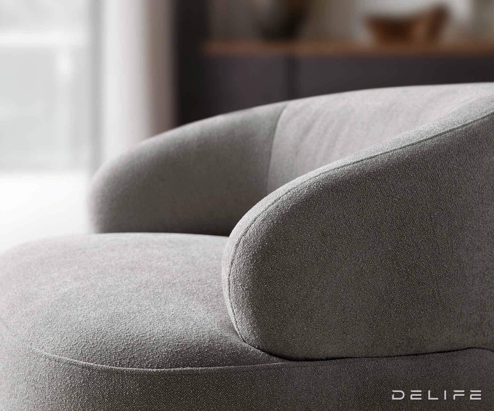 Fotelja Nova 88x88cm, Materijal: Strukturirana Tkanina