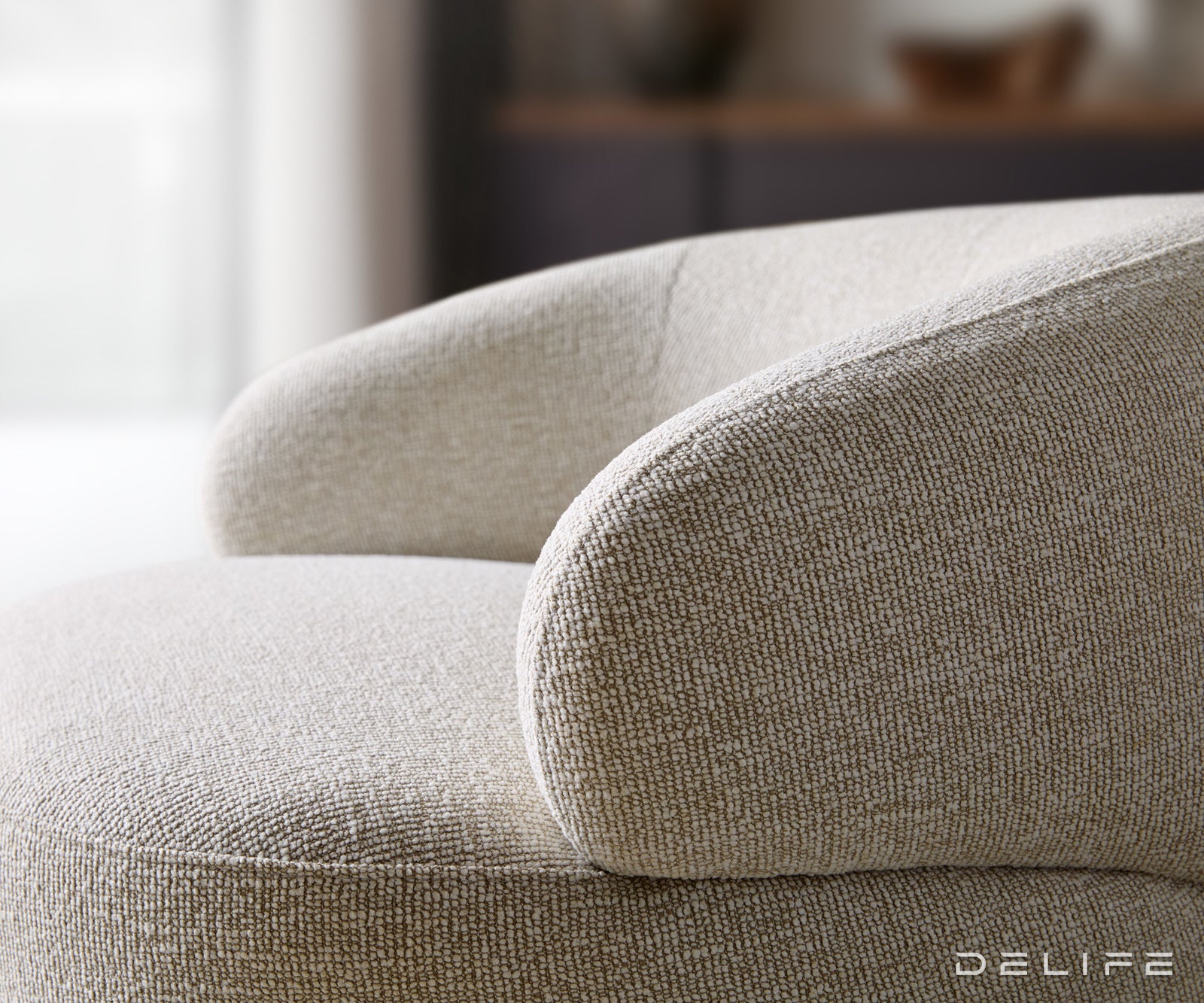 Fotelja Nova 88x88cm, Materijal: Strukturirana Tkanina