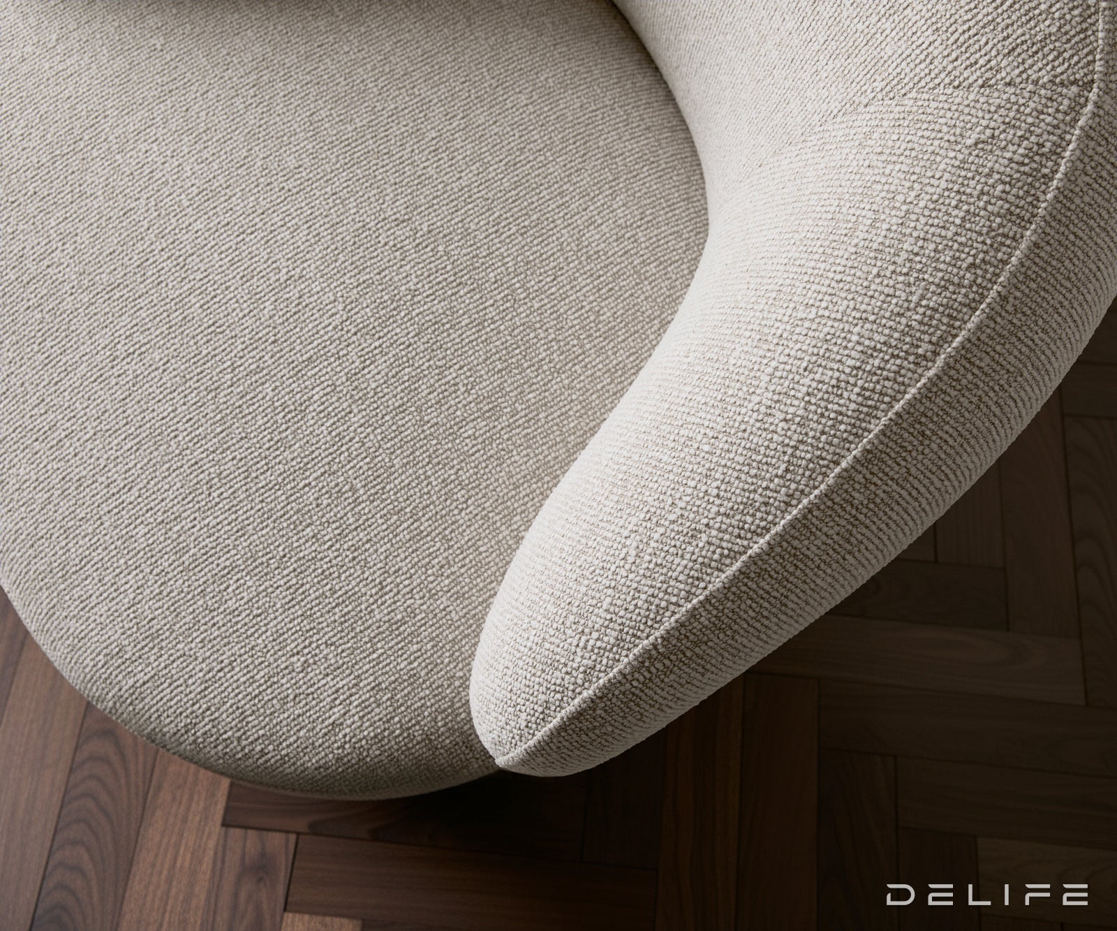 Fotelja Nova 88x88cm, Materijal: Strukturirana Tkanina