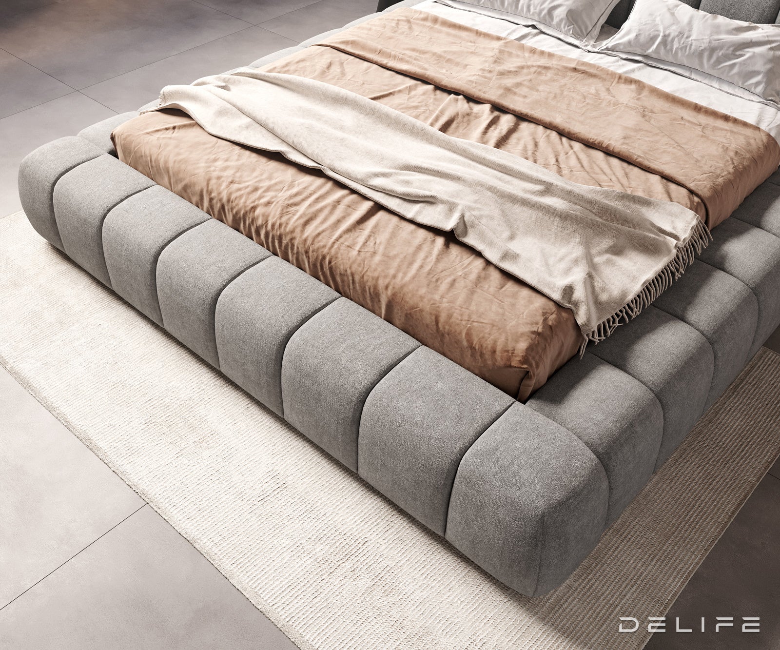 Okvir Kreveta Cutio, Materijal: Strukturirana Tkanina