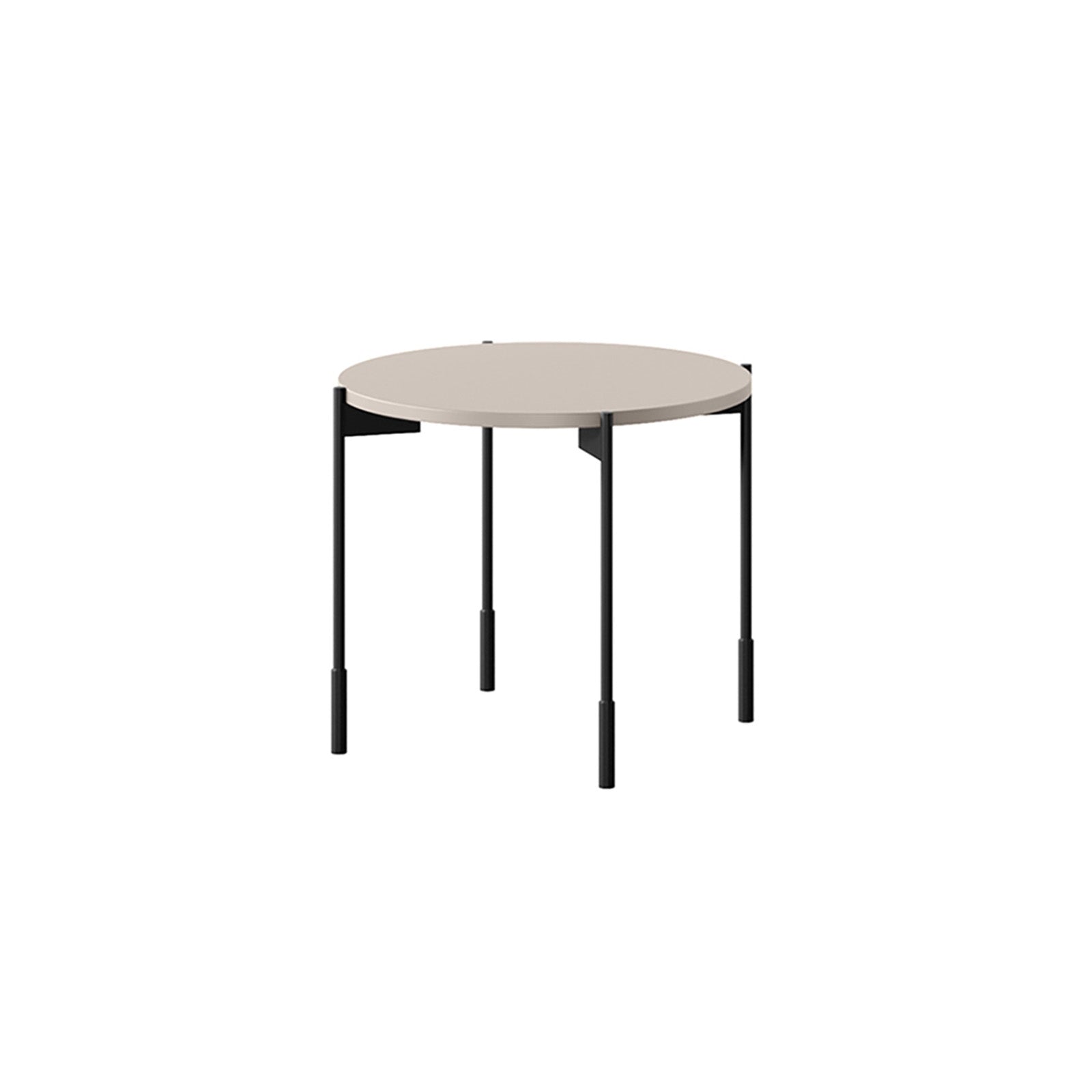 Okrogla klubska mizica Sonatia 45 cm, Material: MDF