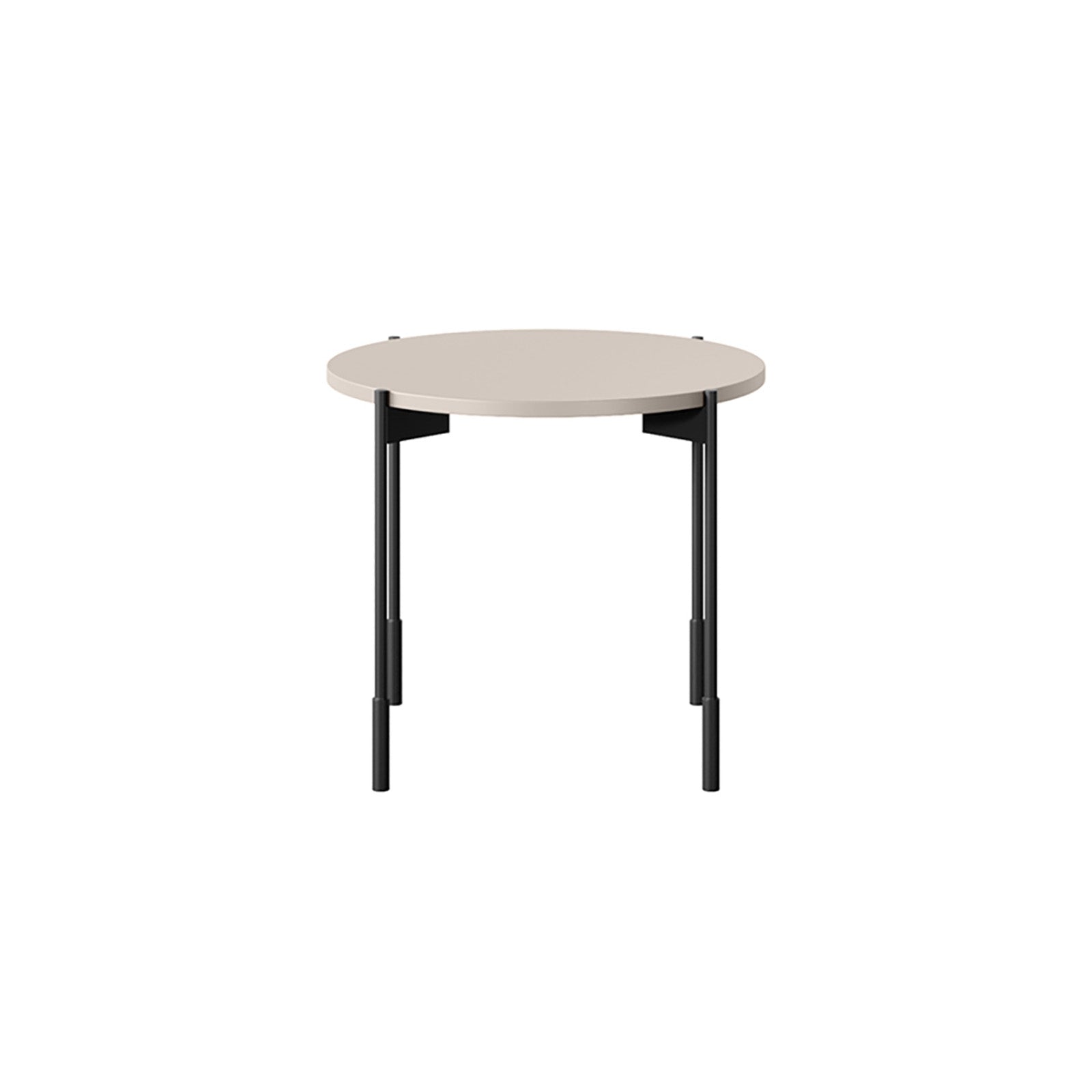 Okrogla klubska mizica Sonatia 45 cm, Material: MDF