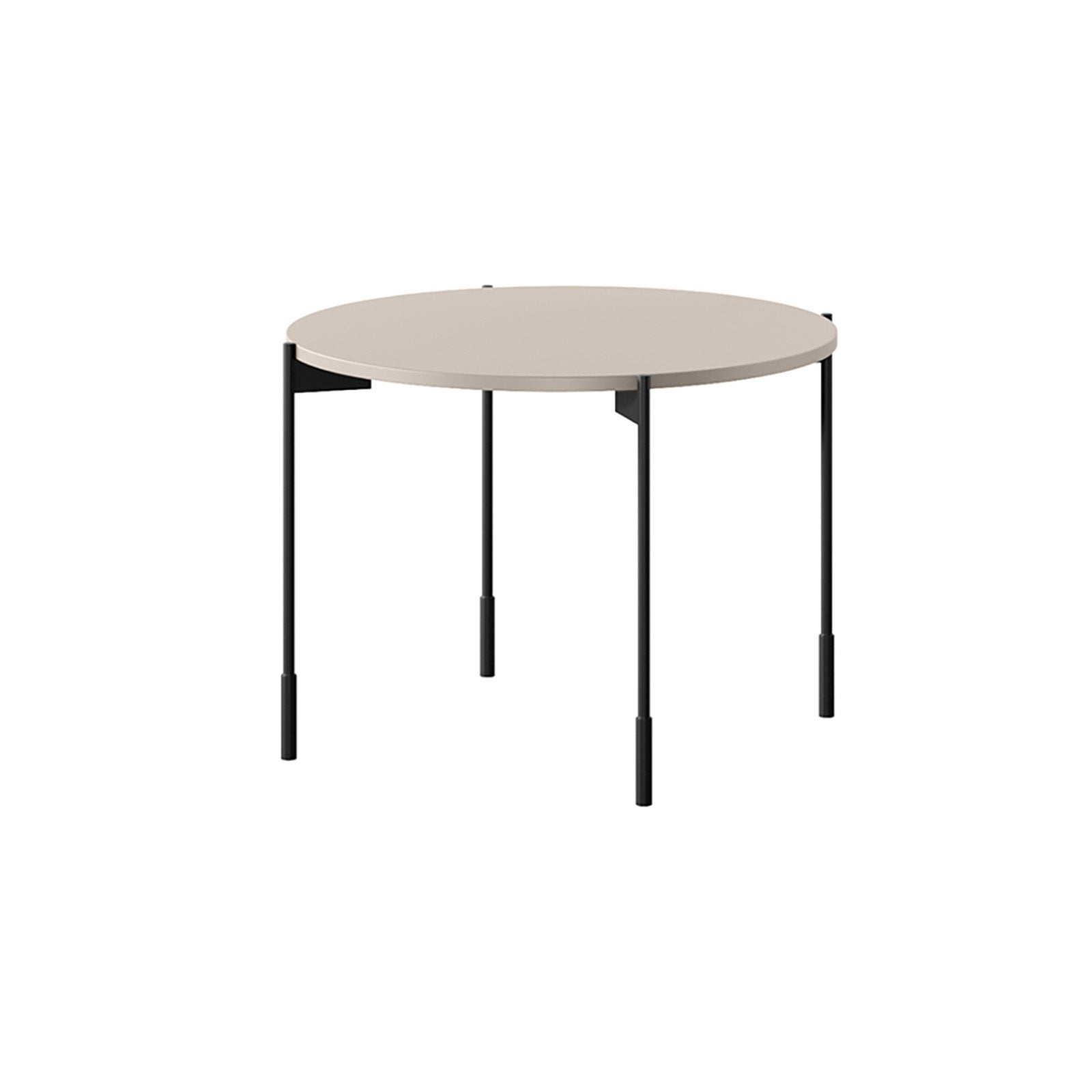 Okrogla klubska mizica Sonatia 60 cm, Material: MDF