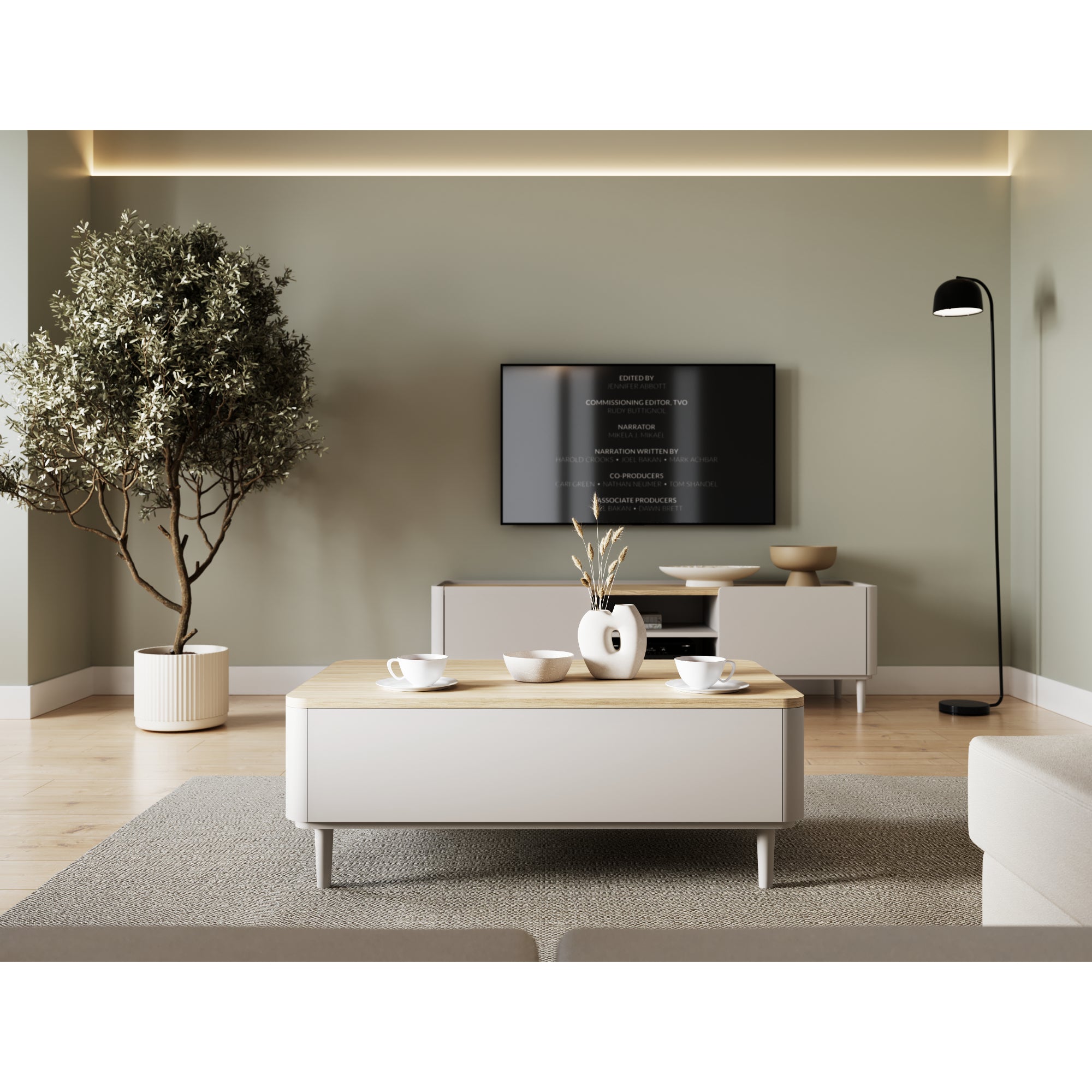 Klub stolić Elivo 100x60cm, Materijal: MDF,Melaminska ploča