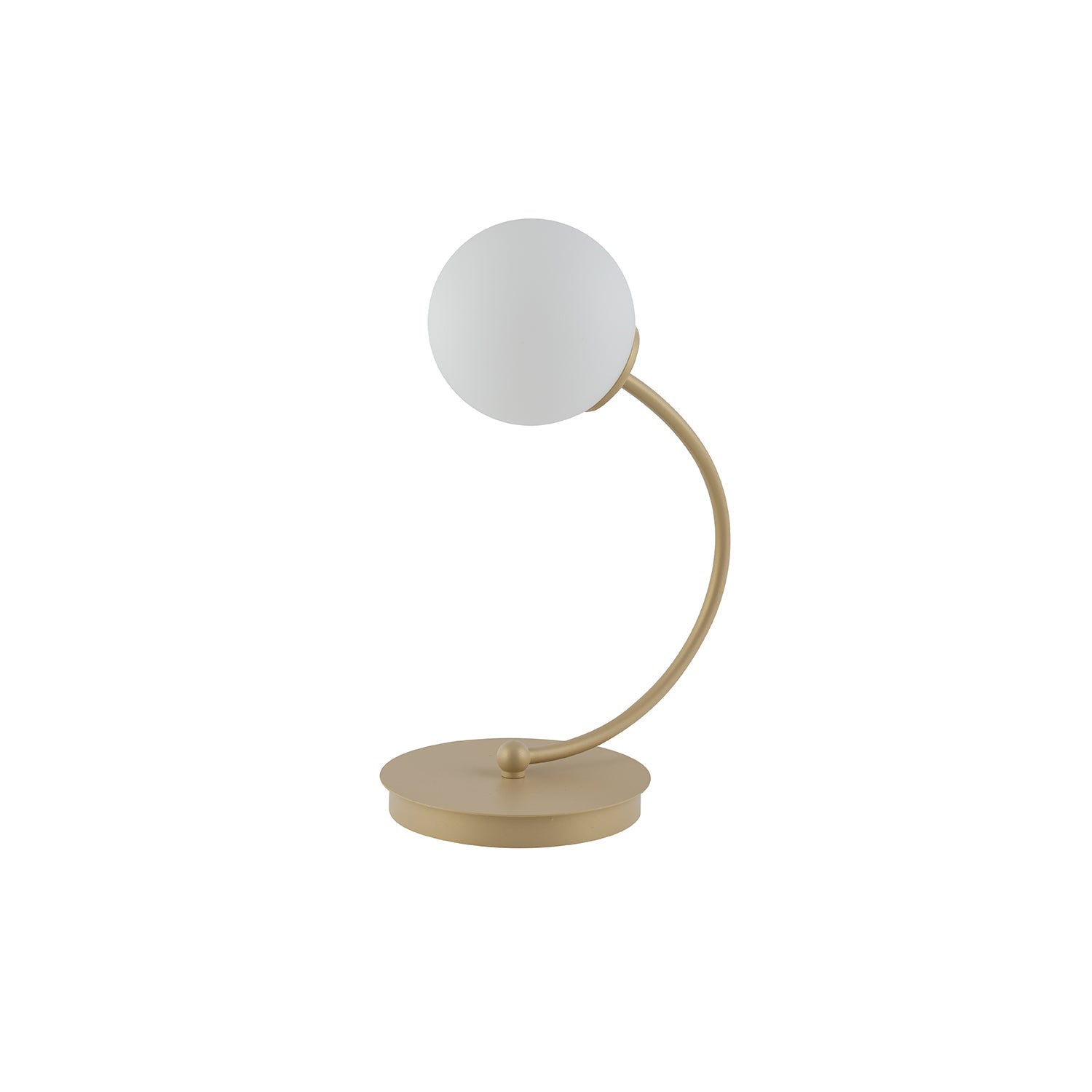 Žametna namizna svetilka