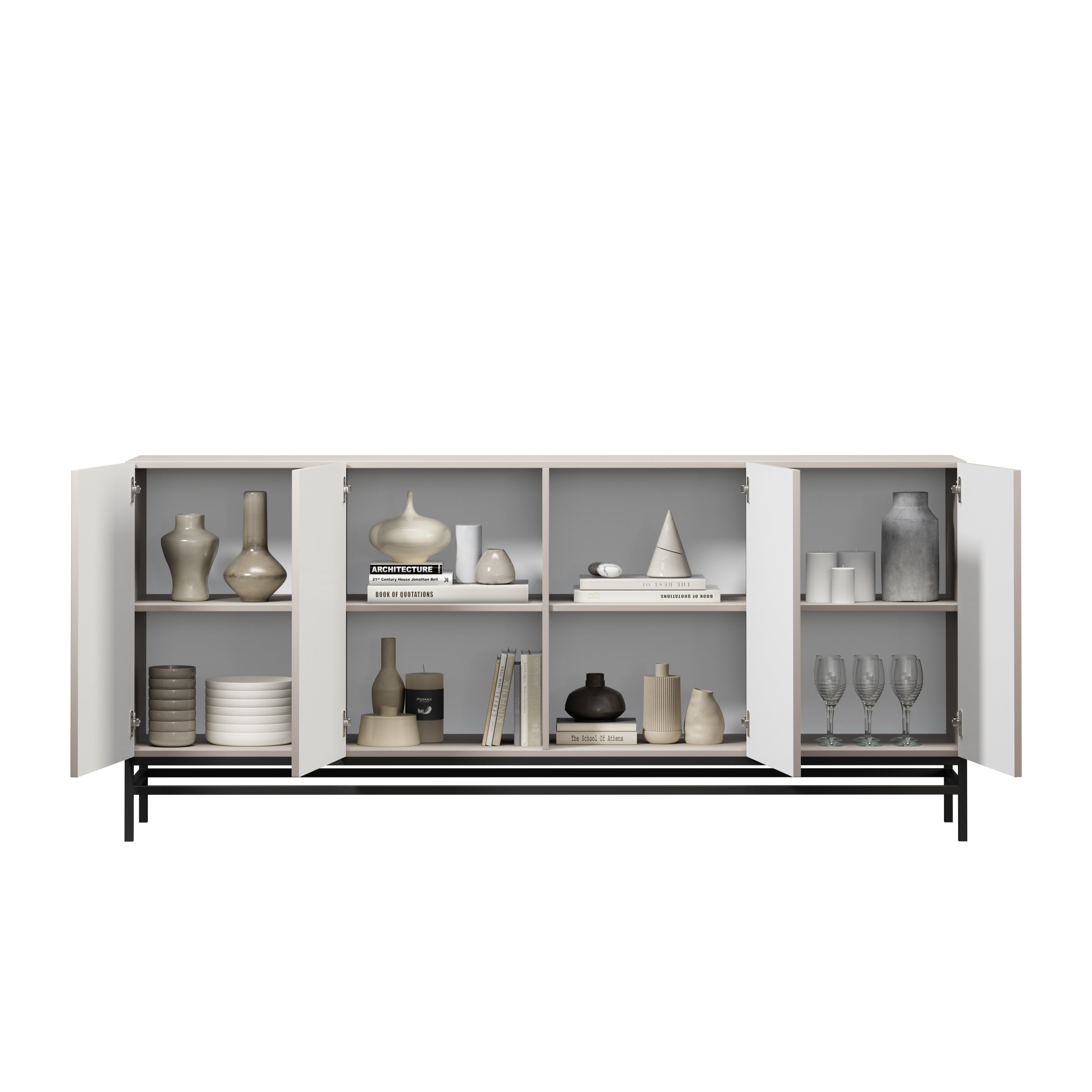 Komoda Lorini 200cm, Materijal: MDF