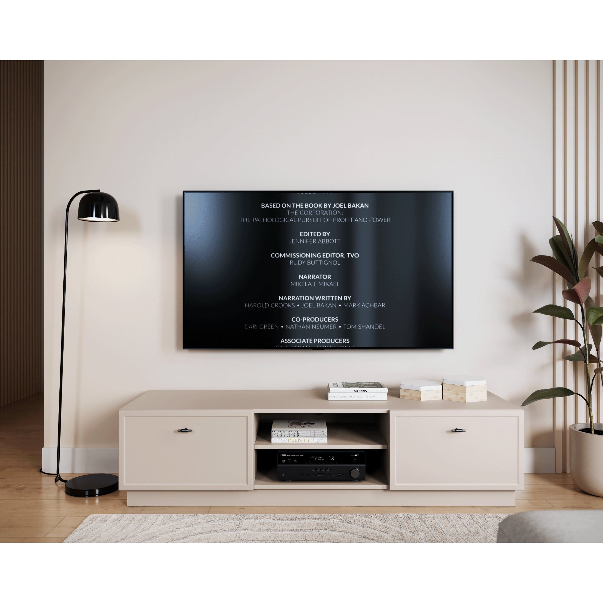 TV Komoda Lorini 150cm, Materijal: MDF