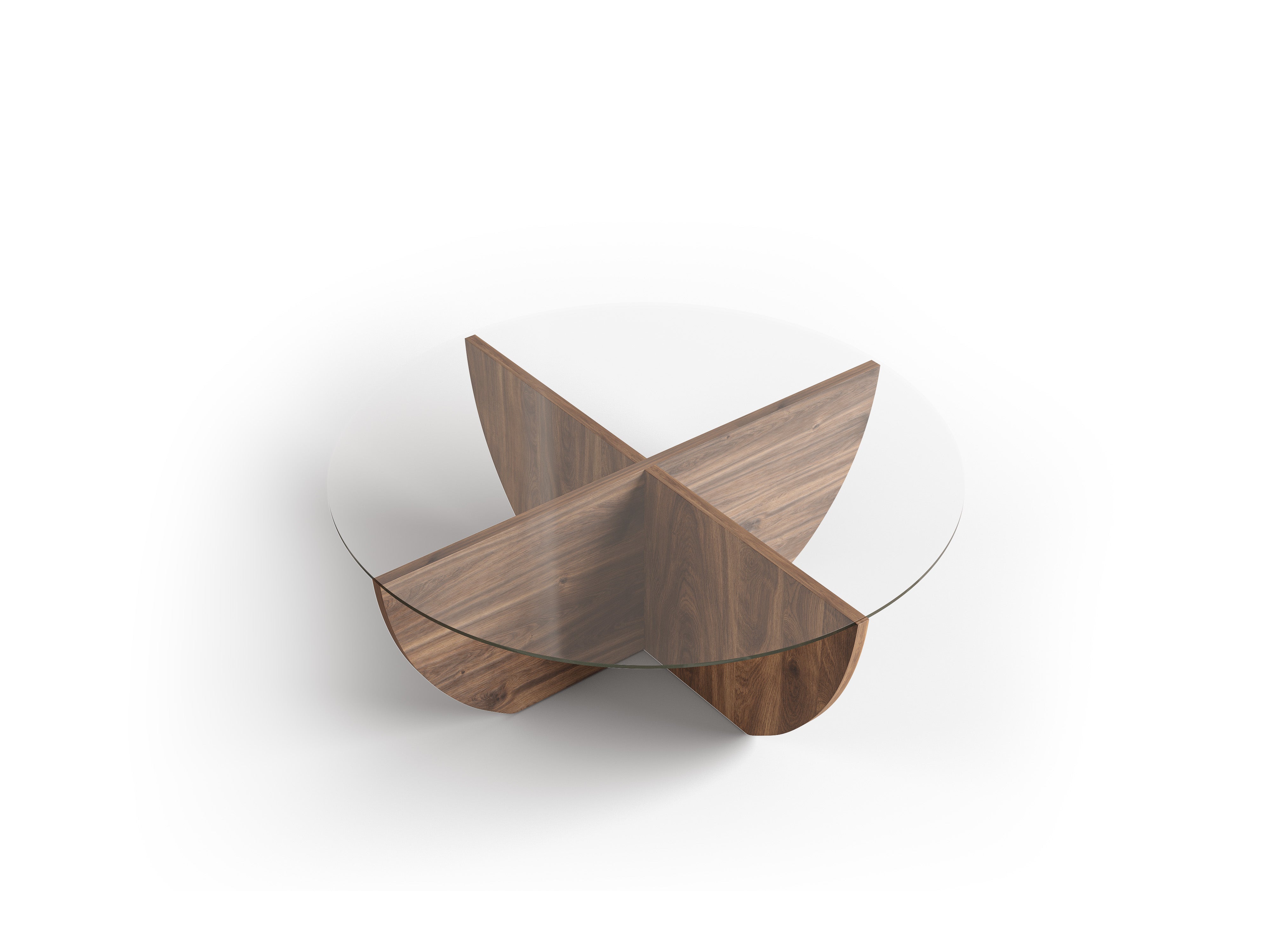 Klubska mizica Astrid, Material: steklo 